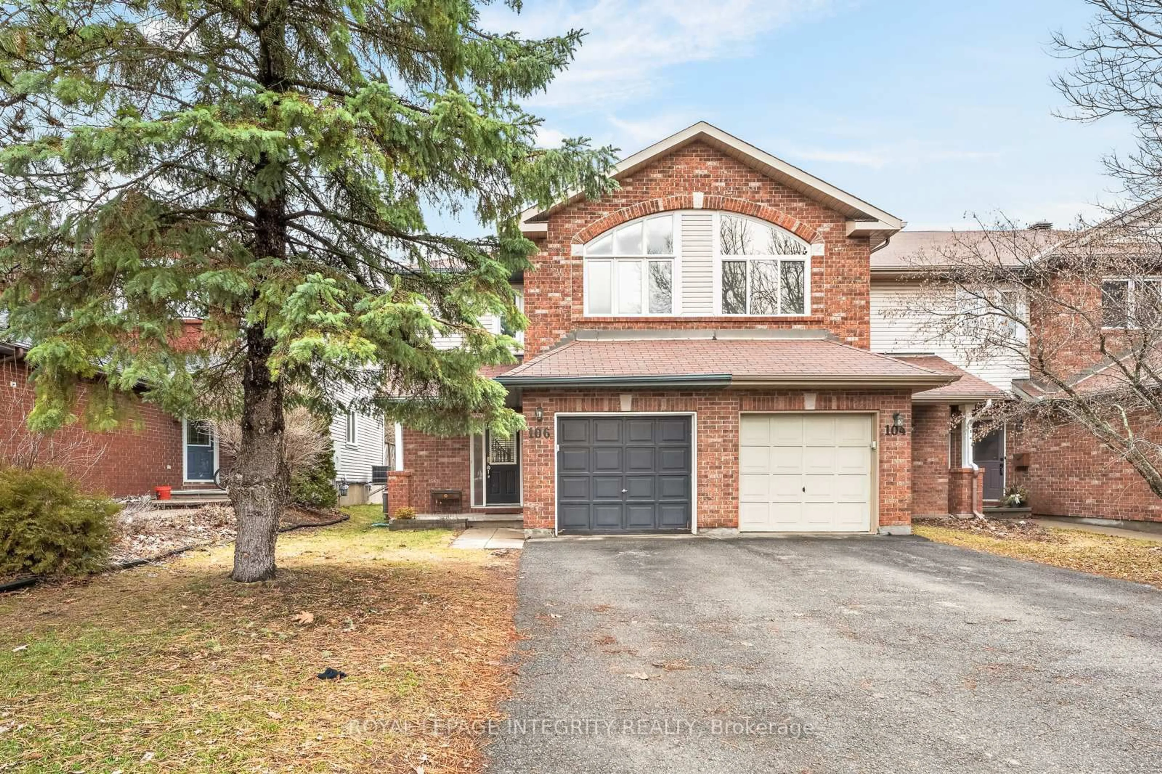 Home with brick exterior material, street for 106 Blackdome Cres, Ottawa Ontario K2T 1B1