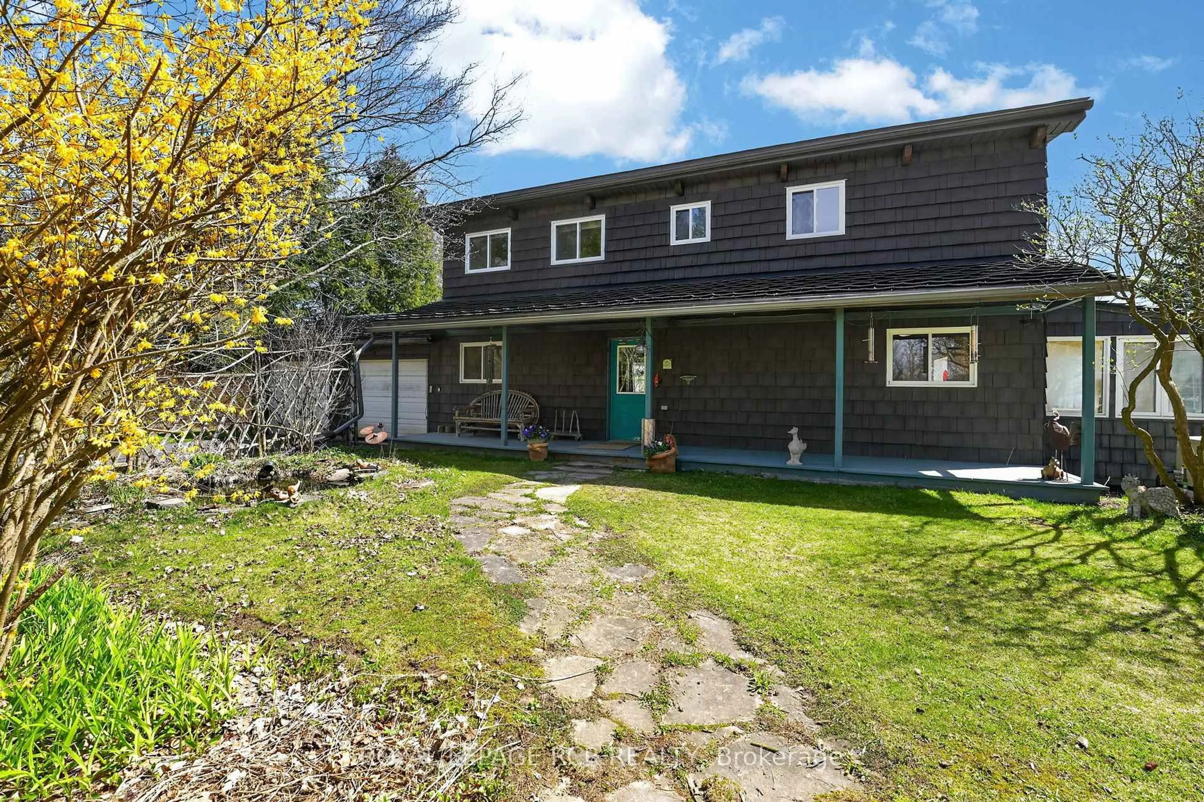 A pic from outside/outdoor area/front of a property/back of a property/a pic from drone, street for 796343 3rd Line, Mulmur Ontario L9V 0H3