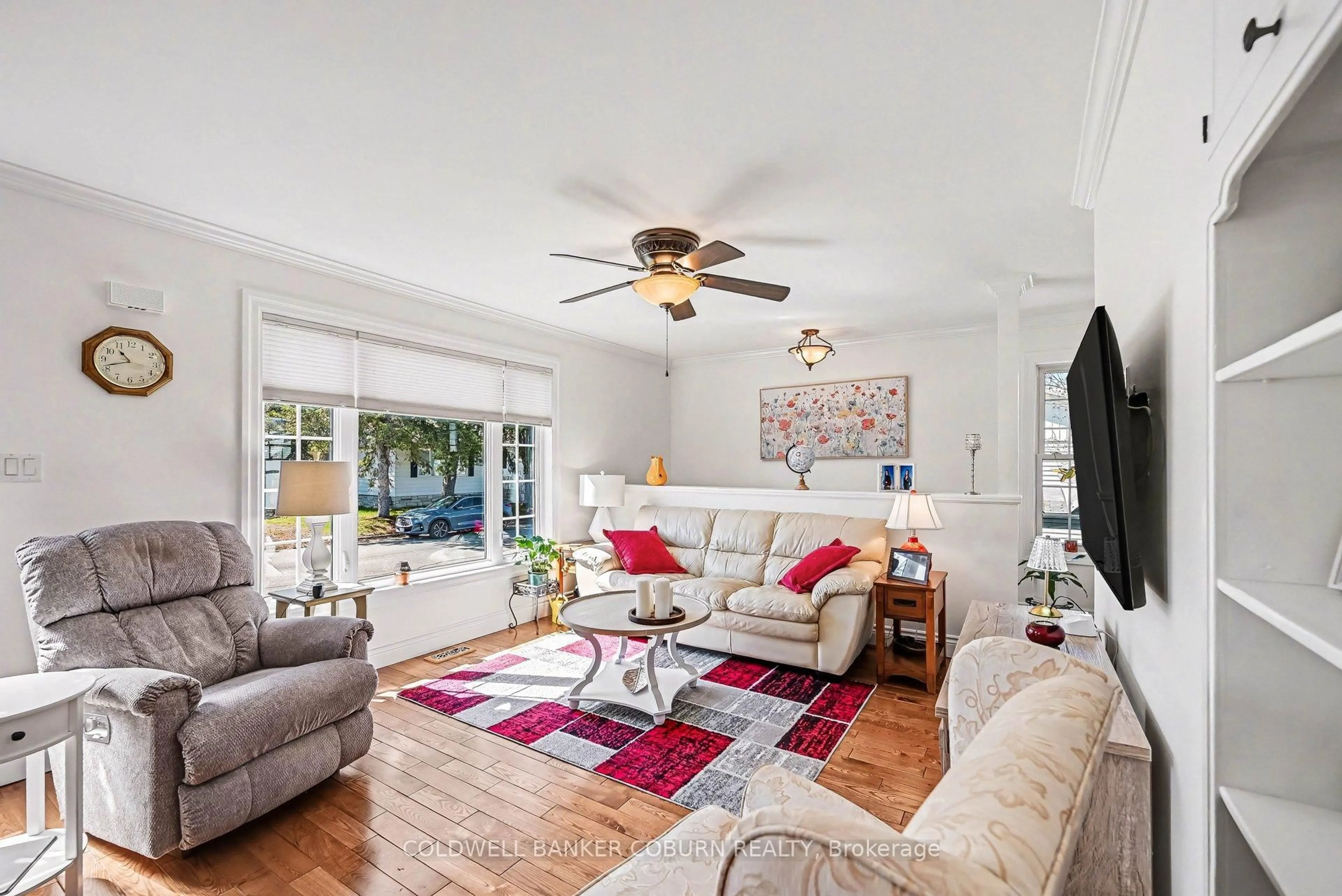 Living room with furniture, ceramic/tile floor for 49 Hummel St, North Dundas Ontario K0C 1H0