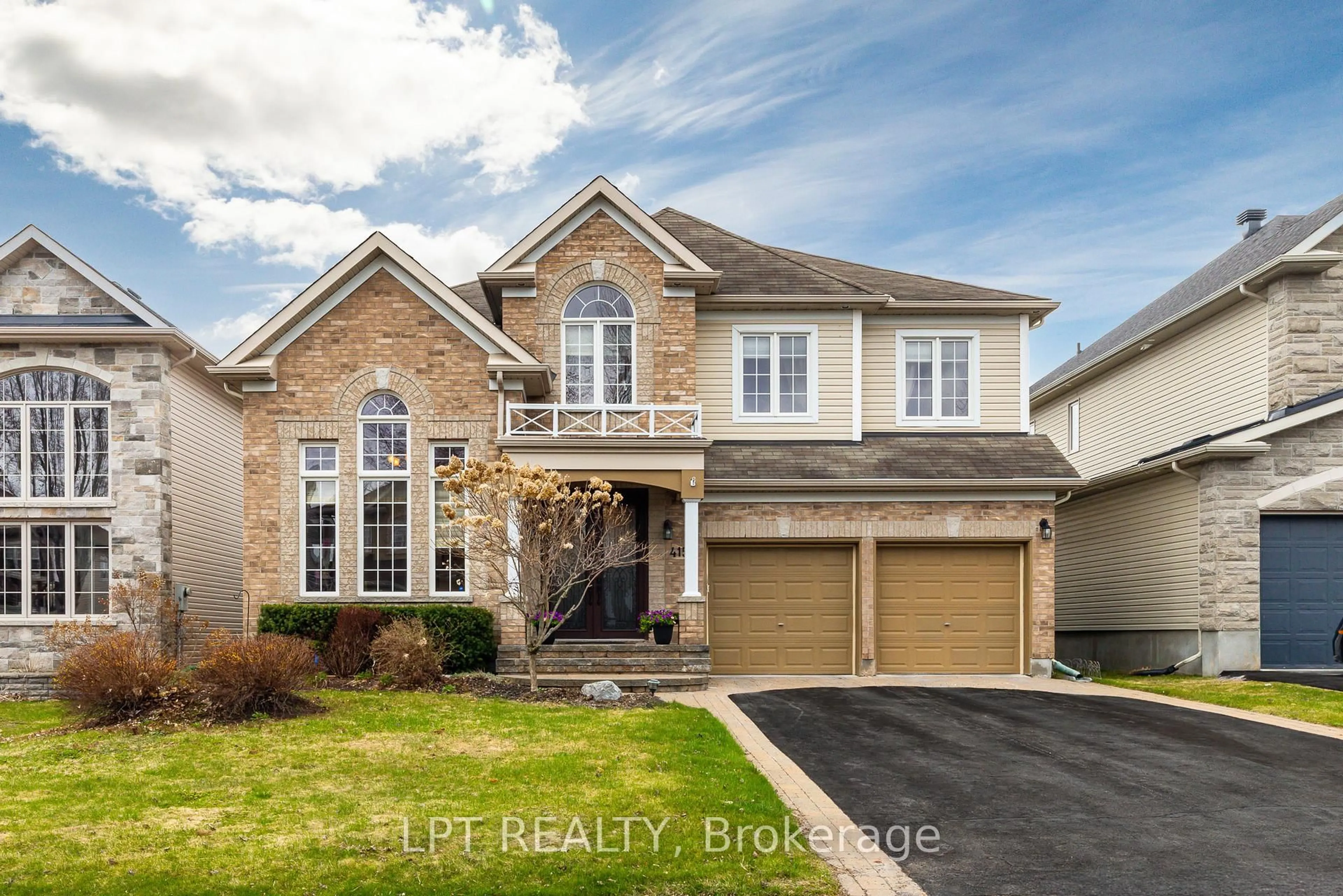 Home with brick exterior material, street for 415 Landswood Way, Ottawa Ontario K2S 0A3