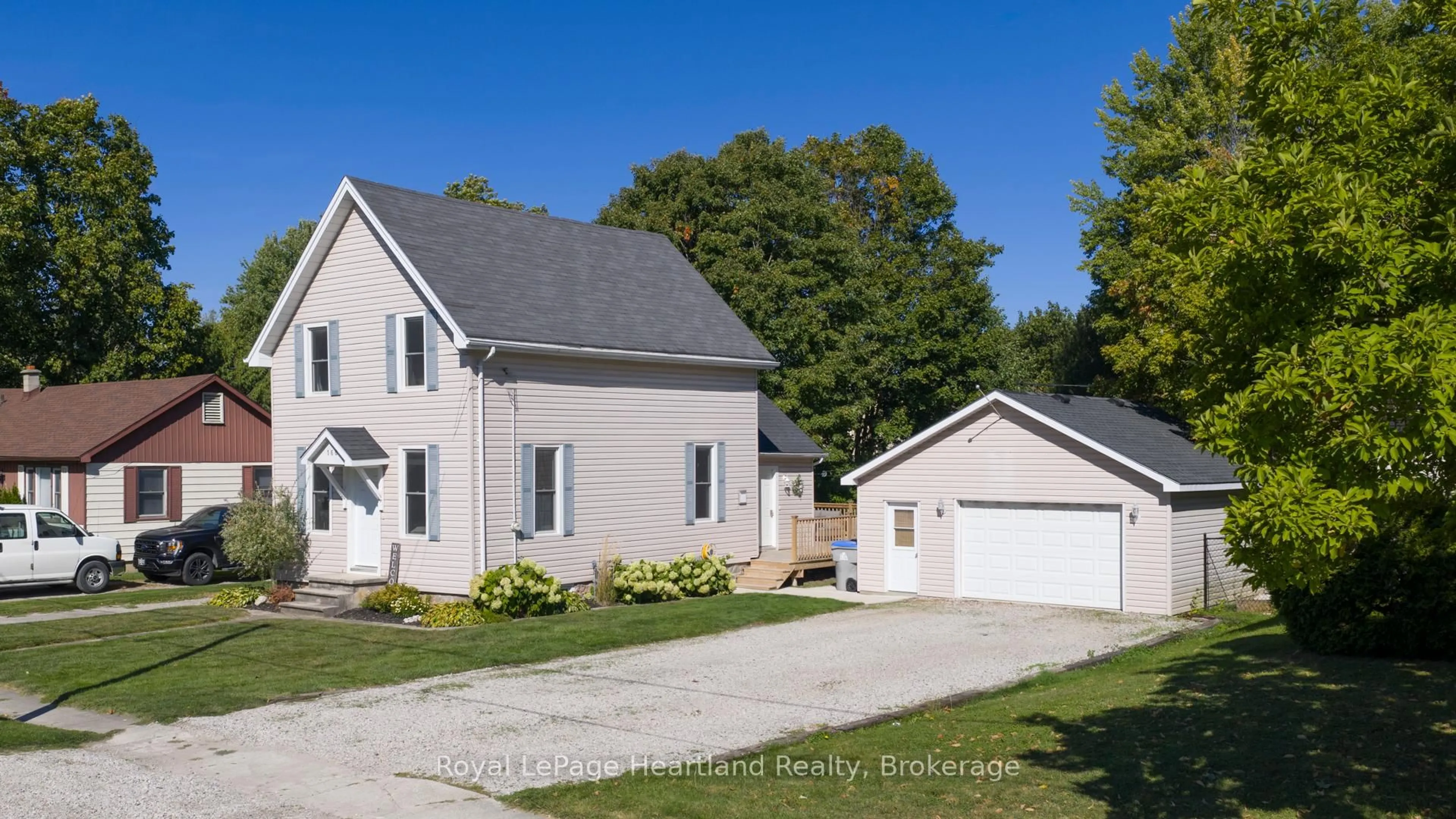 Home with vinyl exterior material, street for 160 Richmond St, Bluewater Ontario N0M 1X0