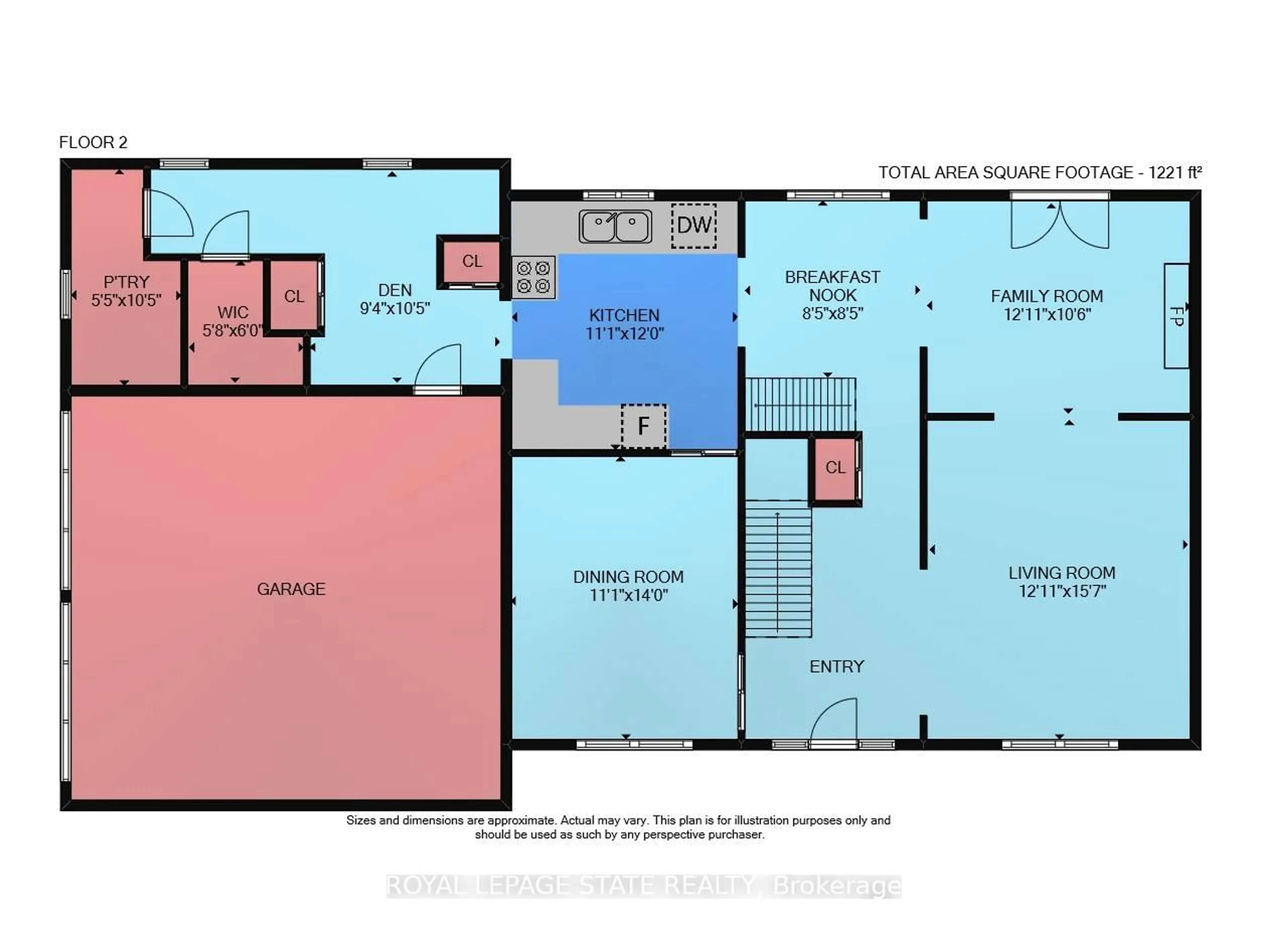 Floor plan for 126 Forest Hill Cres, Hamilton Ontario L8K 5V4