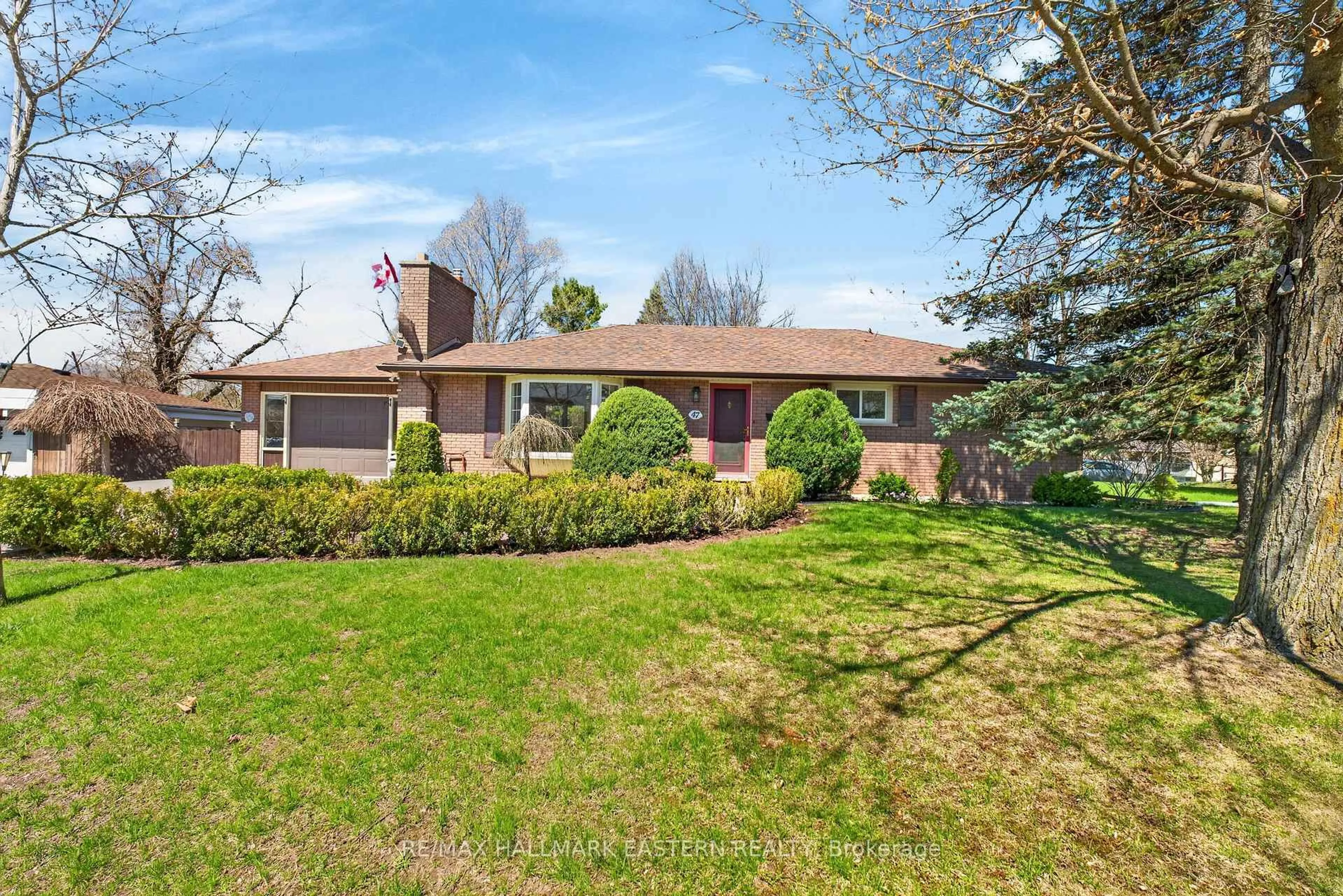 Home with brick exterior material, street for 47 Springbrook Dr, Peterborough Ontario K9J 1L3
