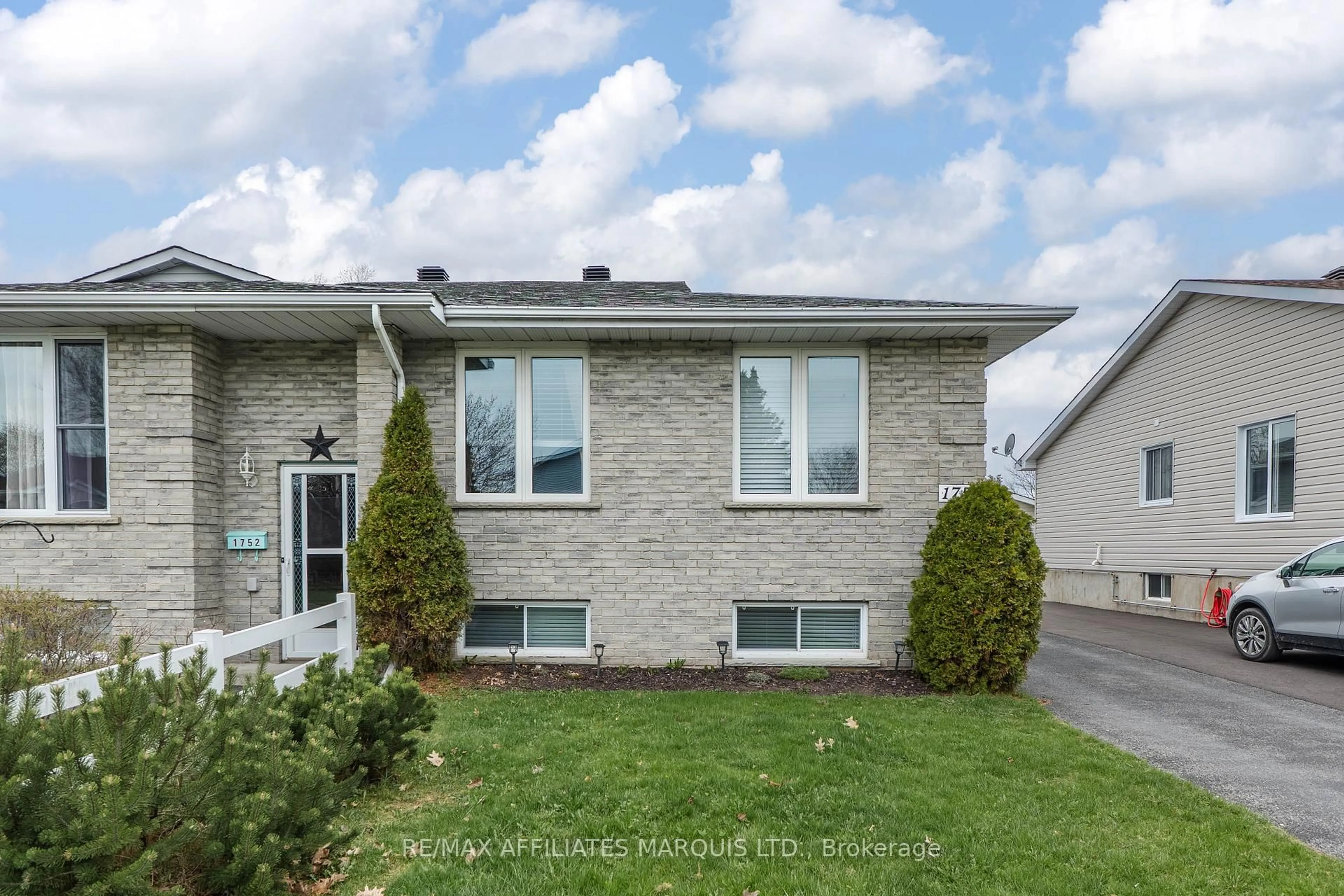 Home with brick exterior material, street for 1754 Branch Dr, Cornwall Ontario K6J 5S6