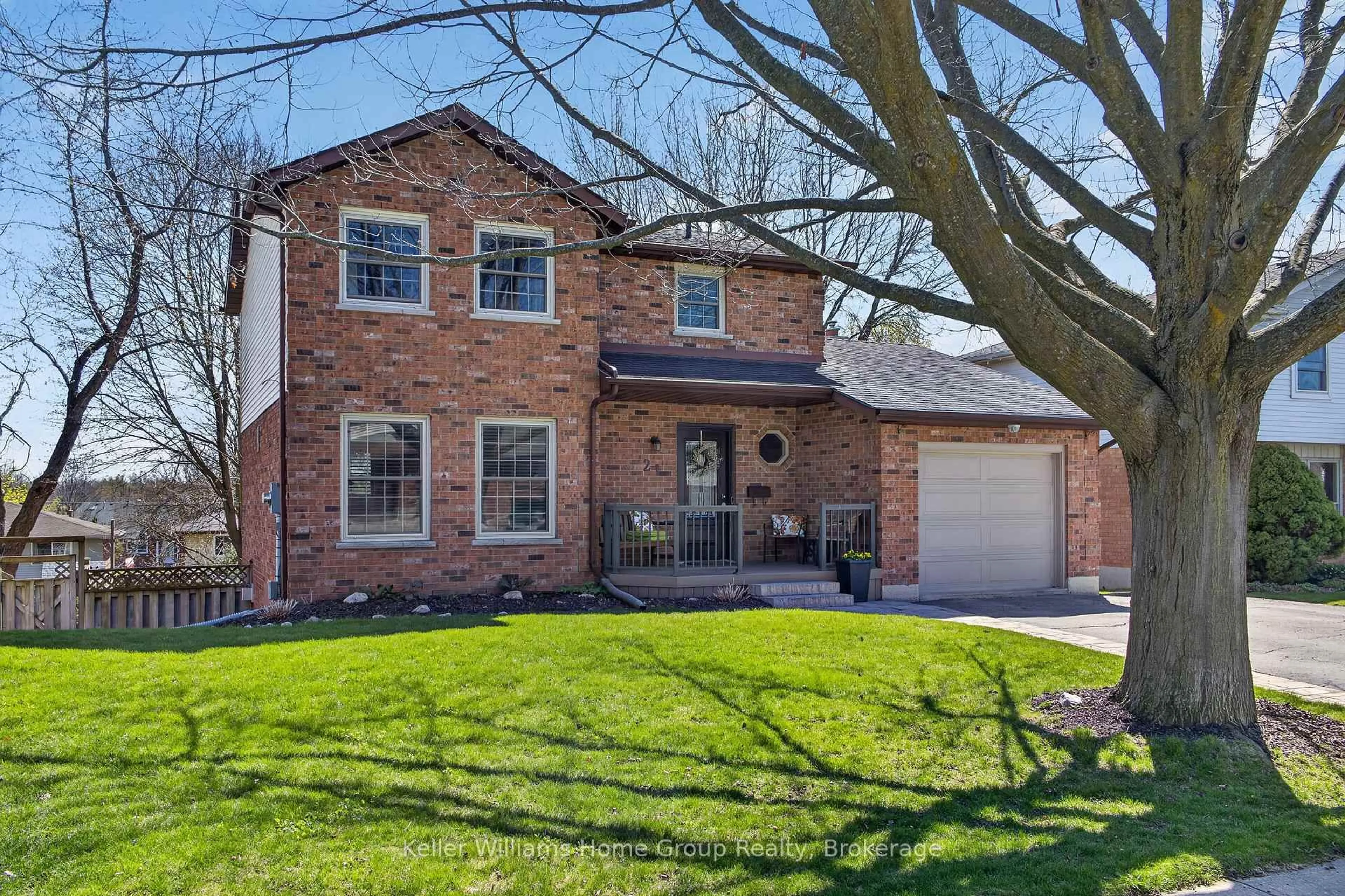 Home with brick exterior material, street for 21 Brazolot Dr, Guelph Ontario N1G 4M2