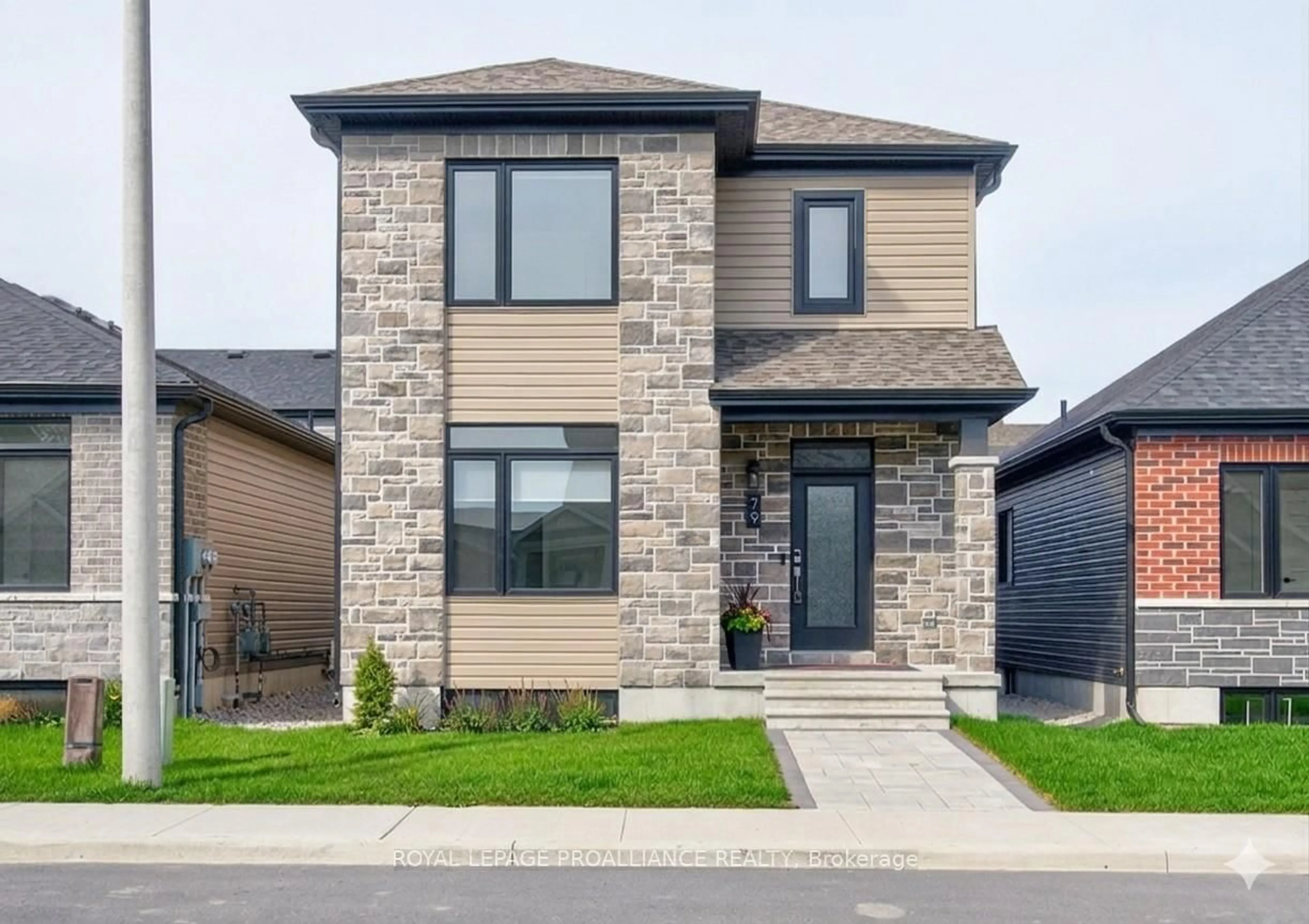 Home with brick exterior material, street for 79 Athabaska Dr, Belleville Ontario K8N 0T1