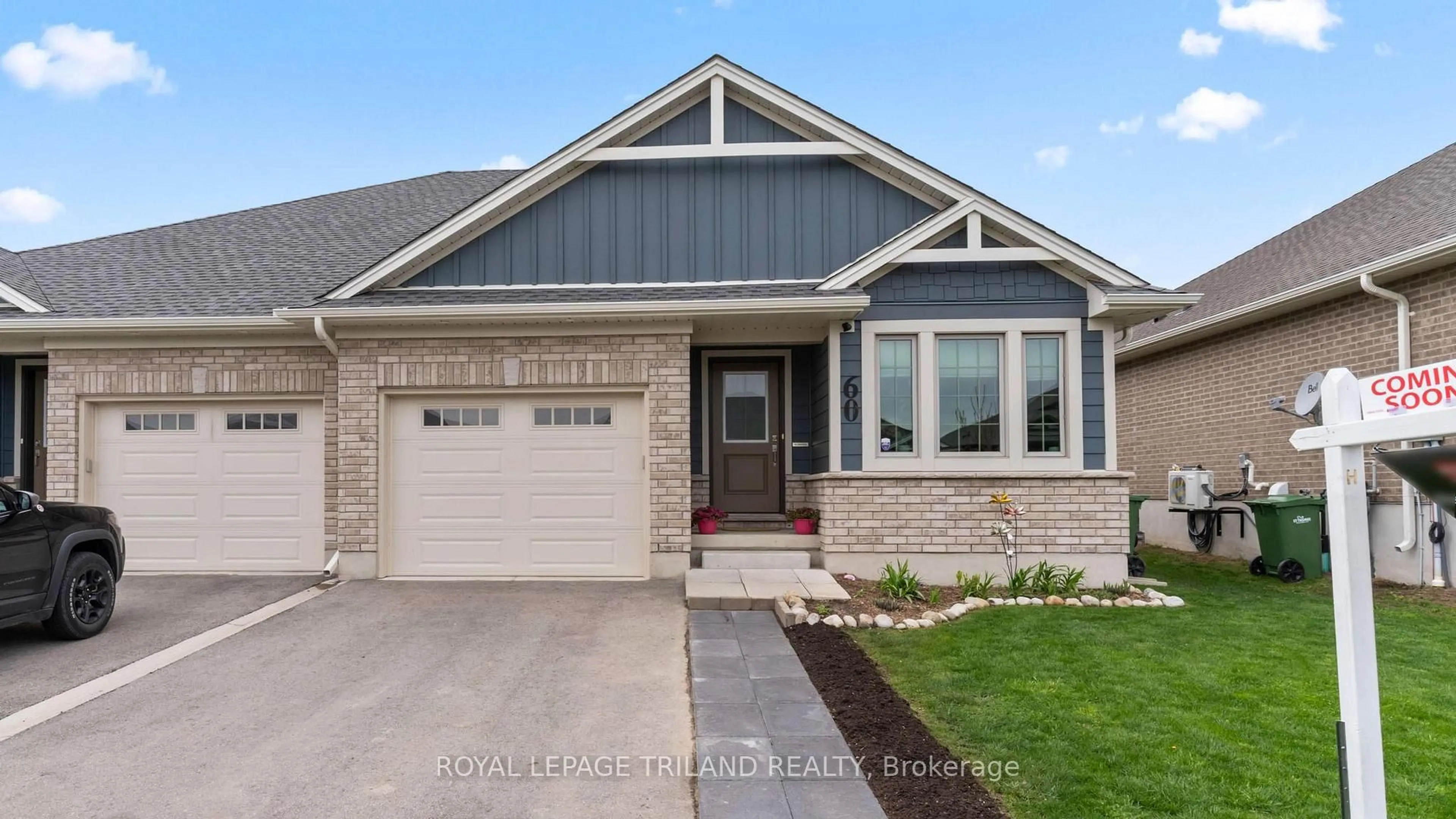 Home with brick exterior material, street for 60 ASHBERRY Pl, St. Thomas Ontario N5R 0H8