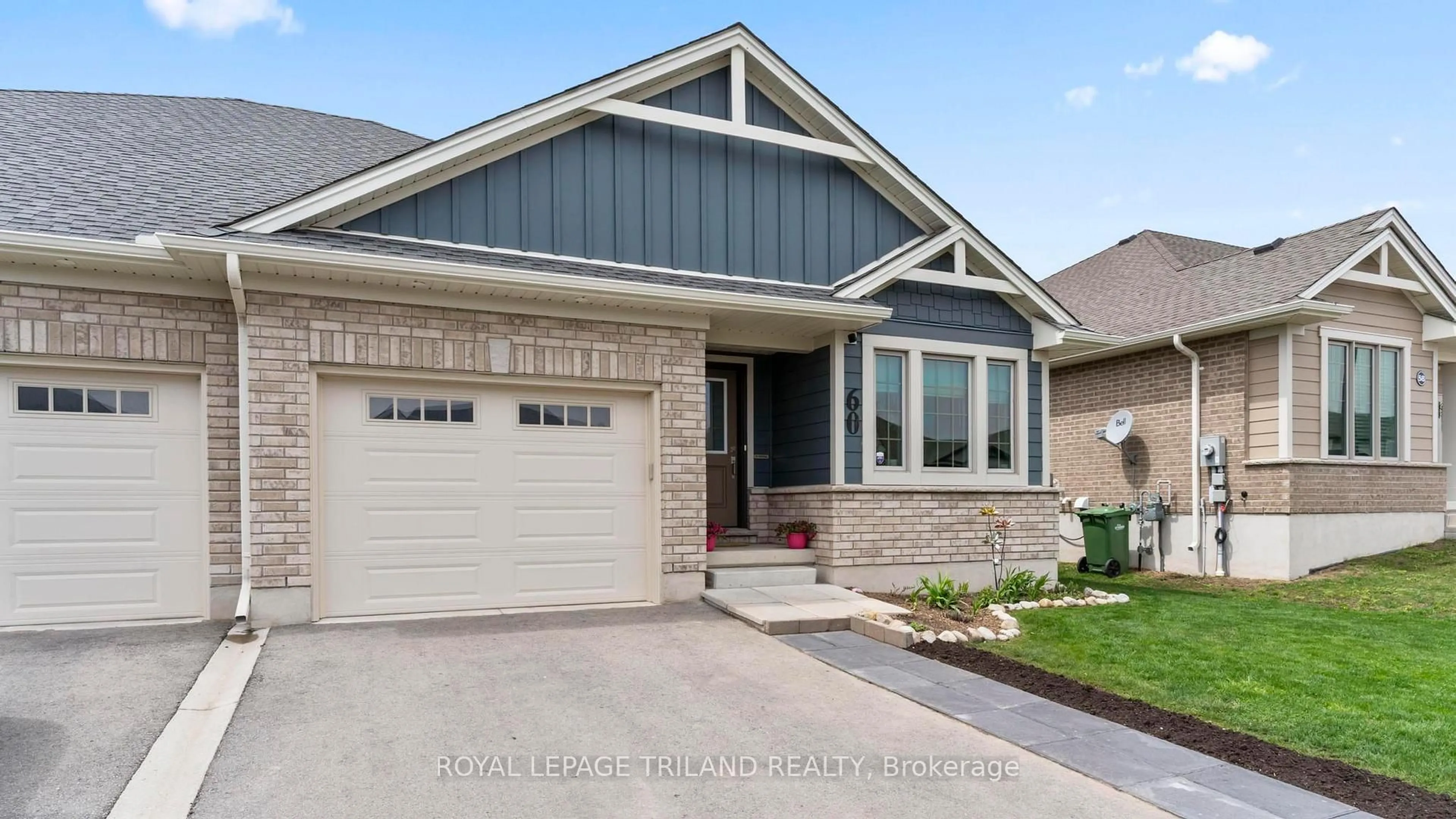 Home with brick exterior material, street for 60 ASHBERRY Pl, St. Thomas Ontario N5R 0H8