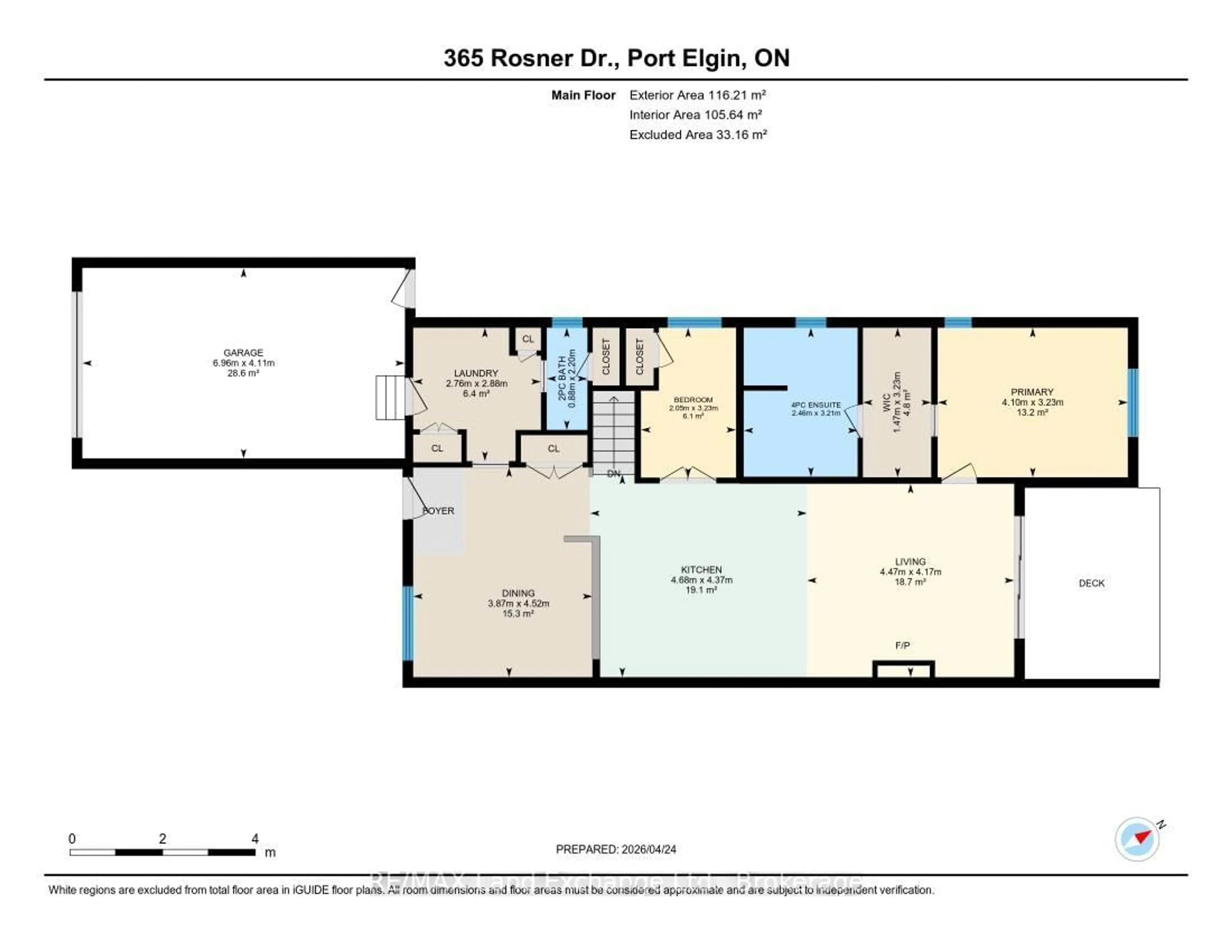 Floor plan for 365 Rosner Dr, Saugeen Shores Ontario N0H 2C8