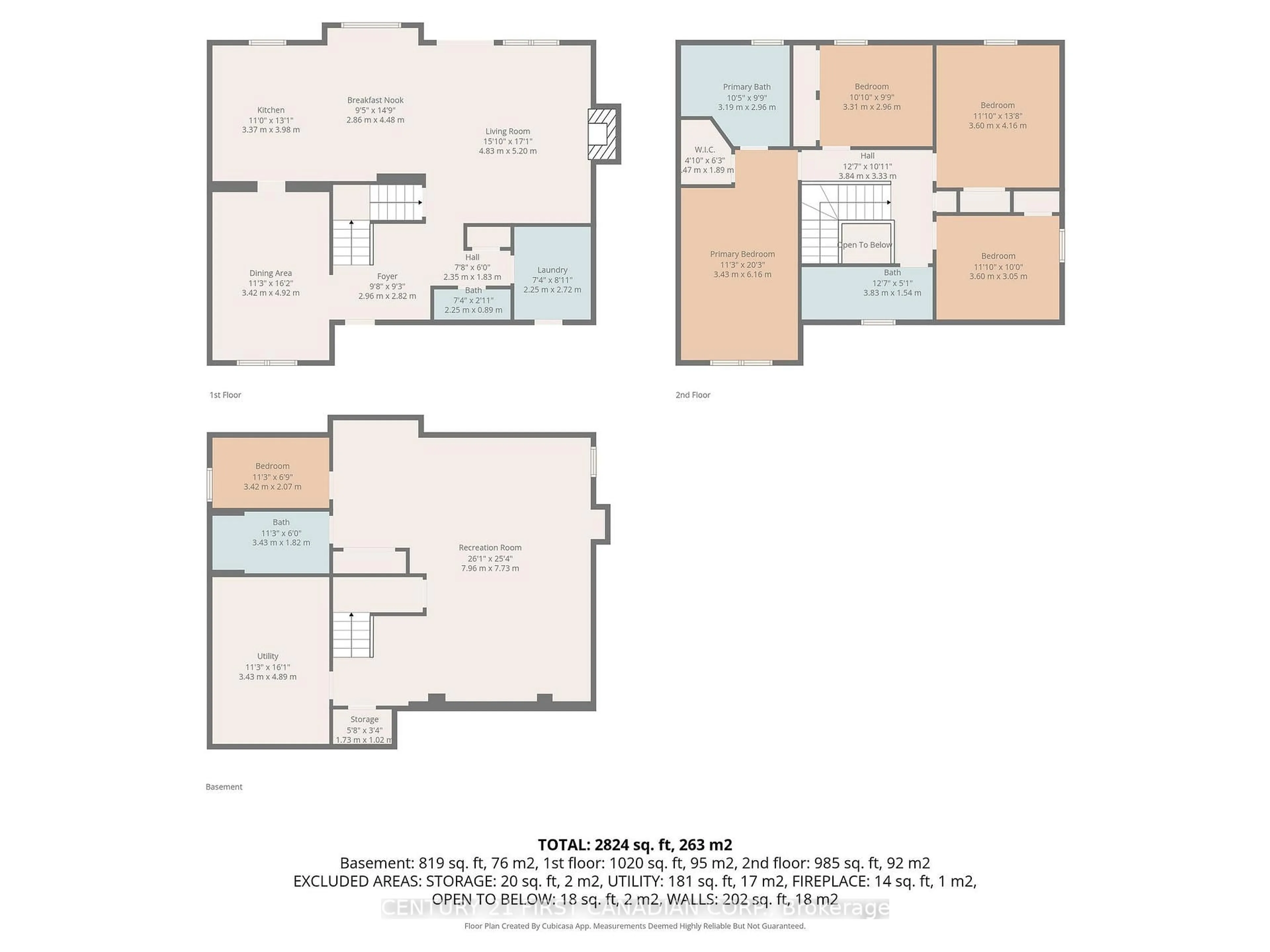 Floor plan for 35 Wood Lily Lane, Middlesex Centre Ontario N0M 2A0