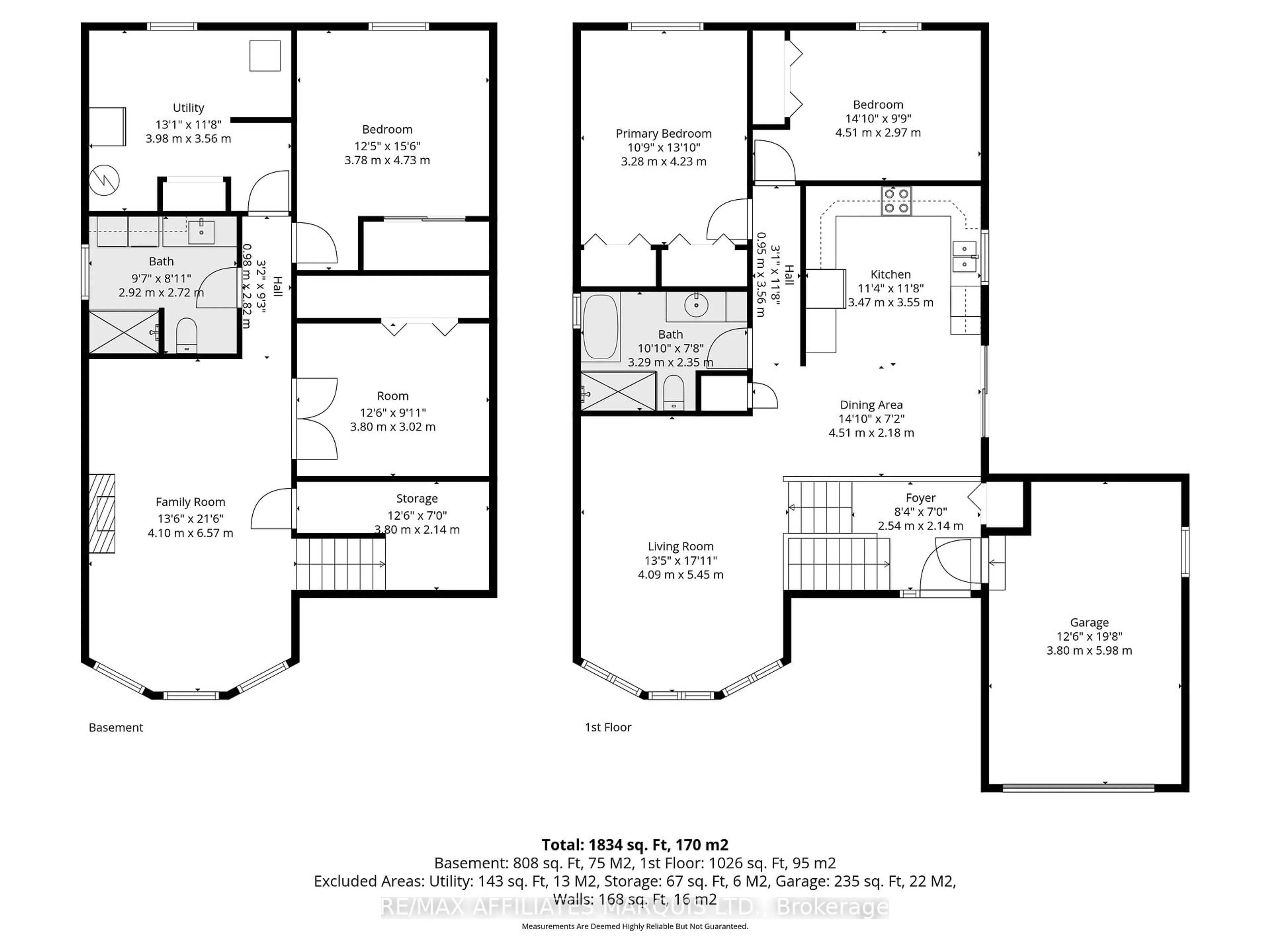 Floor plan for 576 Jo-Anne Cres, Cornwall Ontario K6H 6Z6