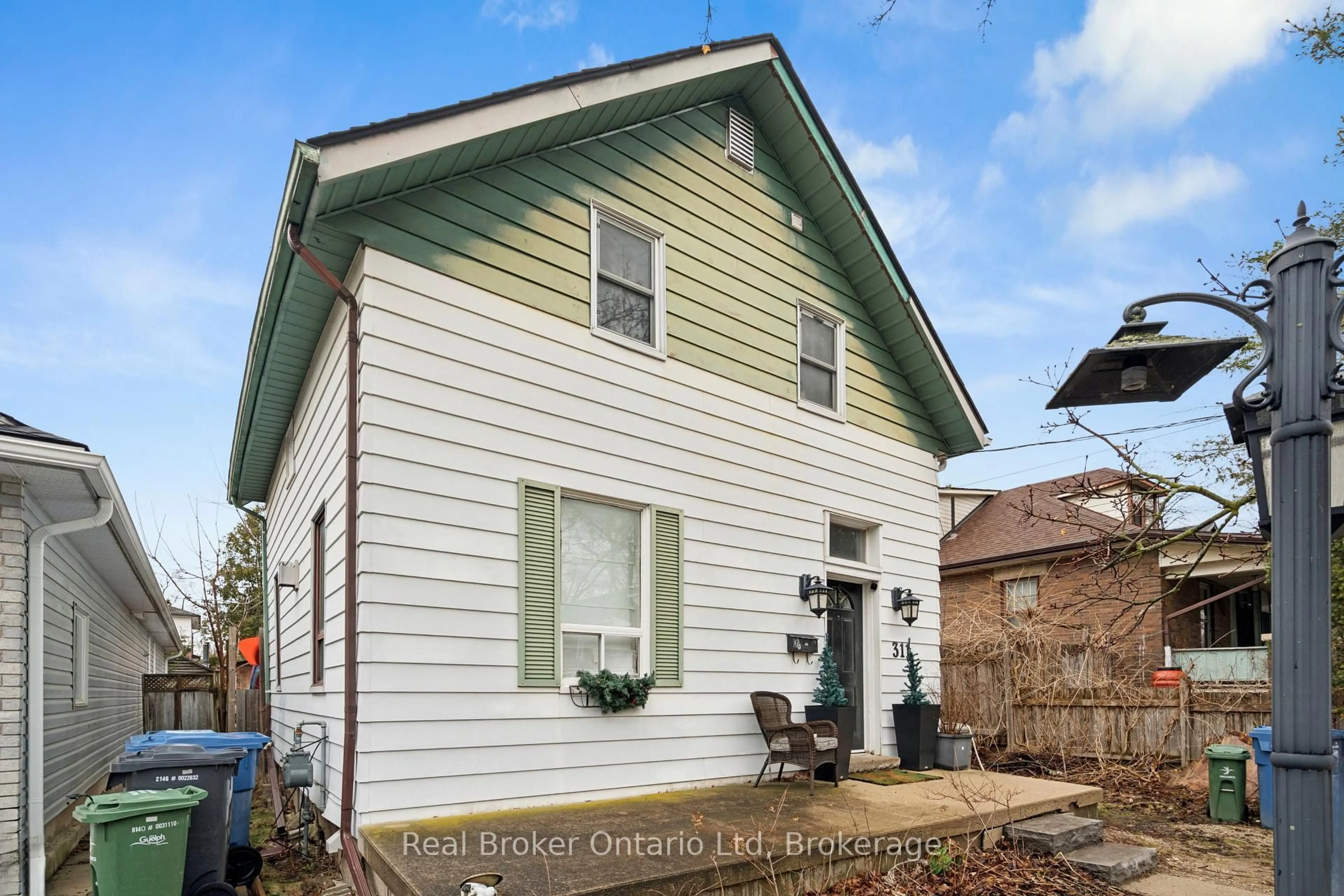 Home with vinyl exterior material, street for 311 suffolk St, Guelph Ontario N1K 2K2