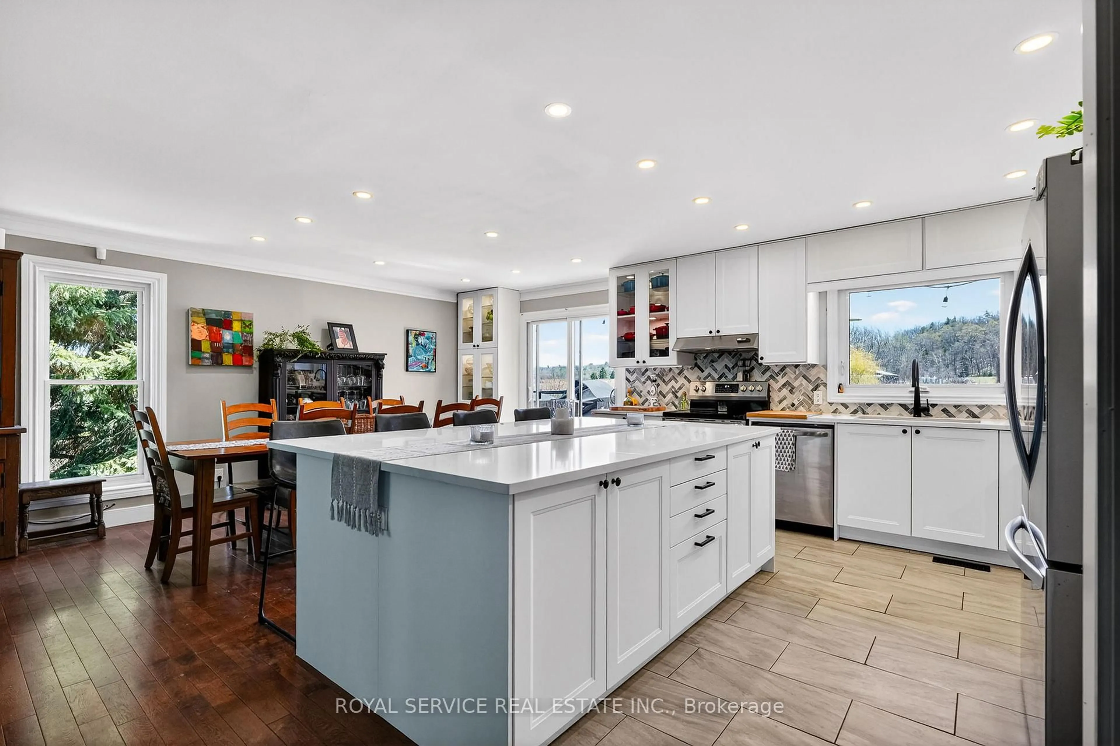 Open concept kitchen, ceramic/tile floor for 2021 County  3 Rd, Prince Edward County Ontario K0K 1L0
