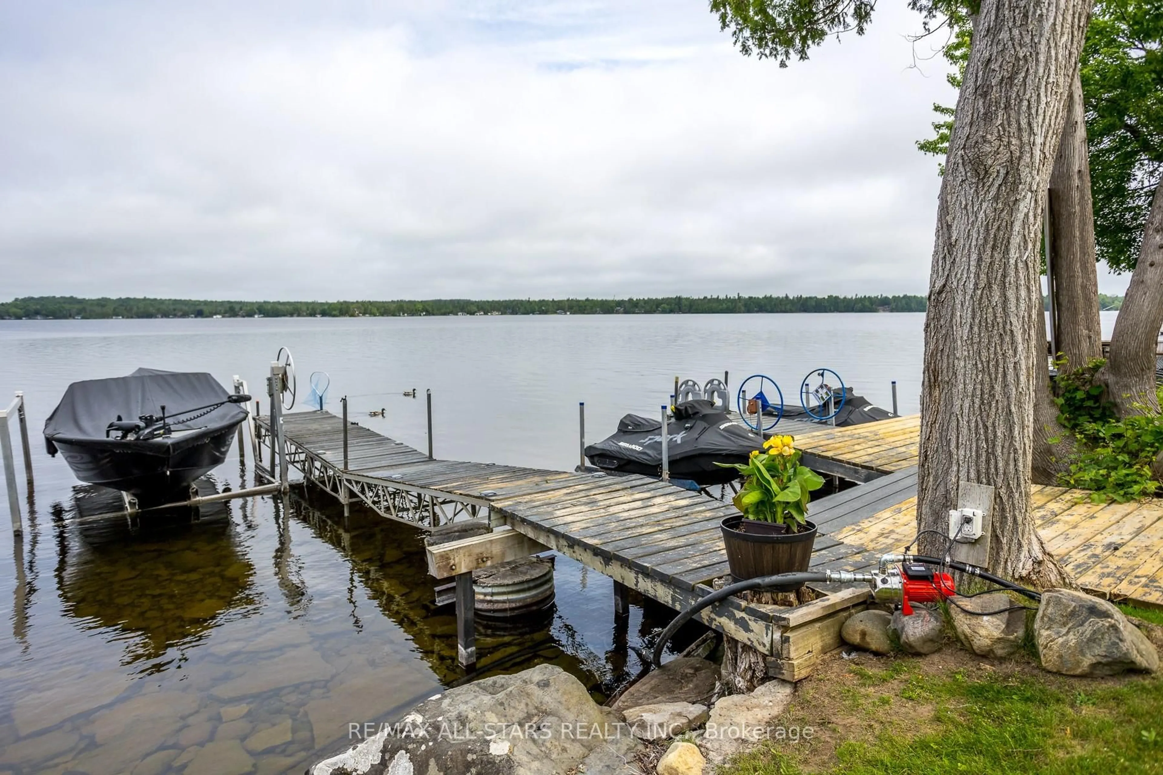 Patio, water/lake/river/ocean view for 53 Meachin Dr, Kawartha Lakes Ontario K0M 1L0