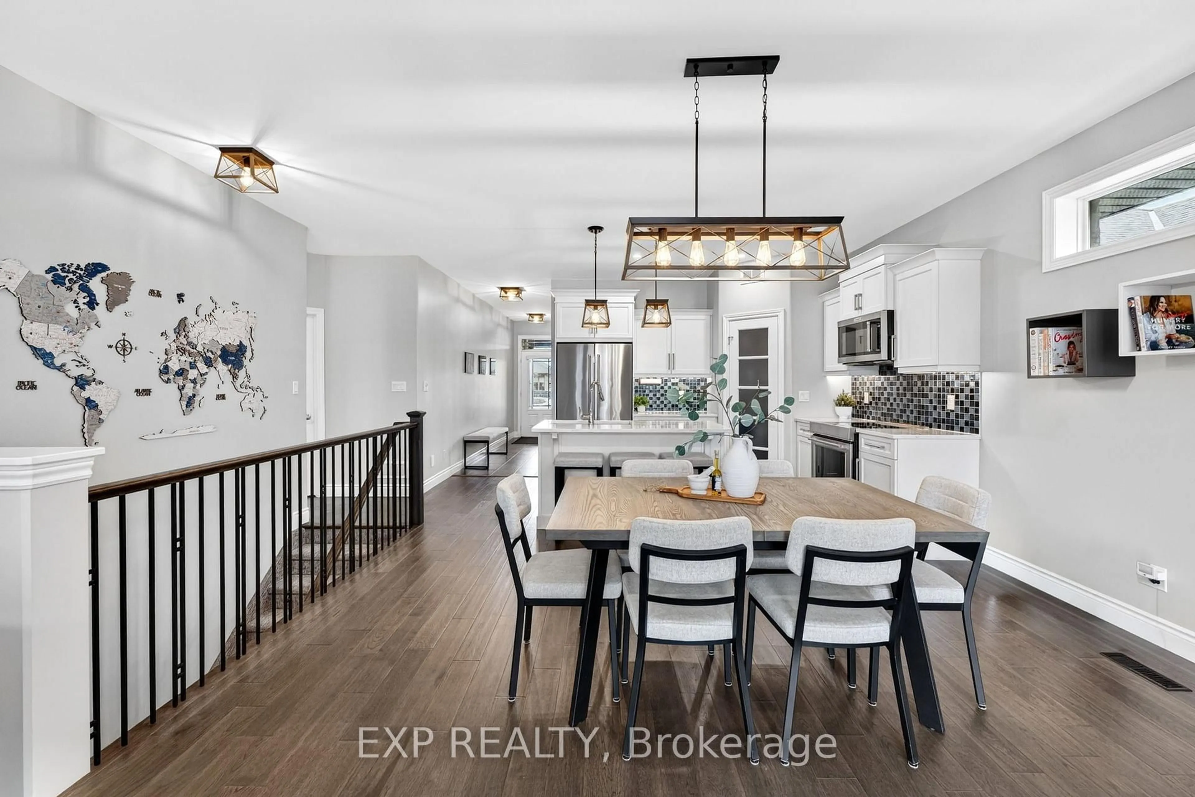 Open concept kitchen, ceramic/tile floor for 10 Covington Cres, Belleville Ontario K8N 0L1