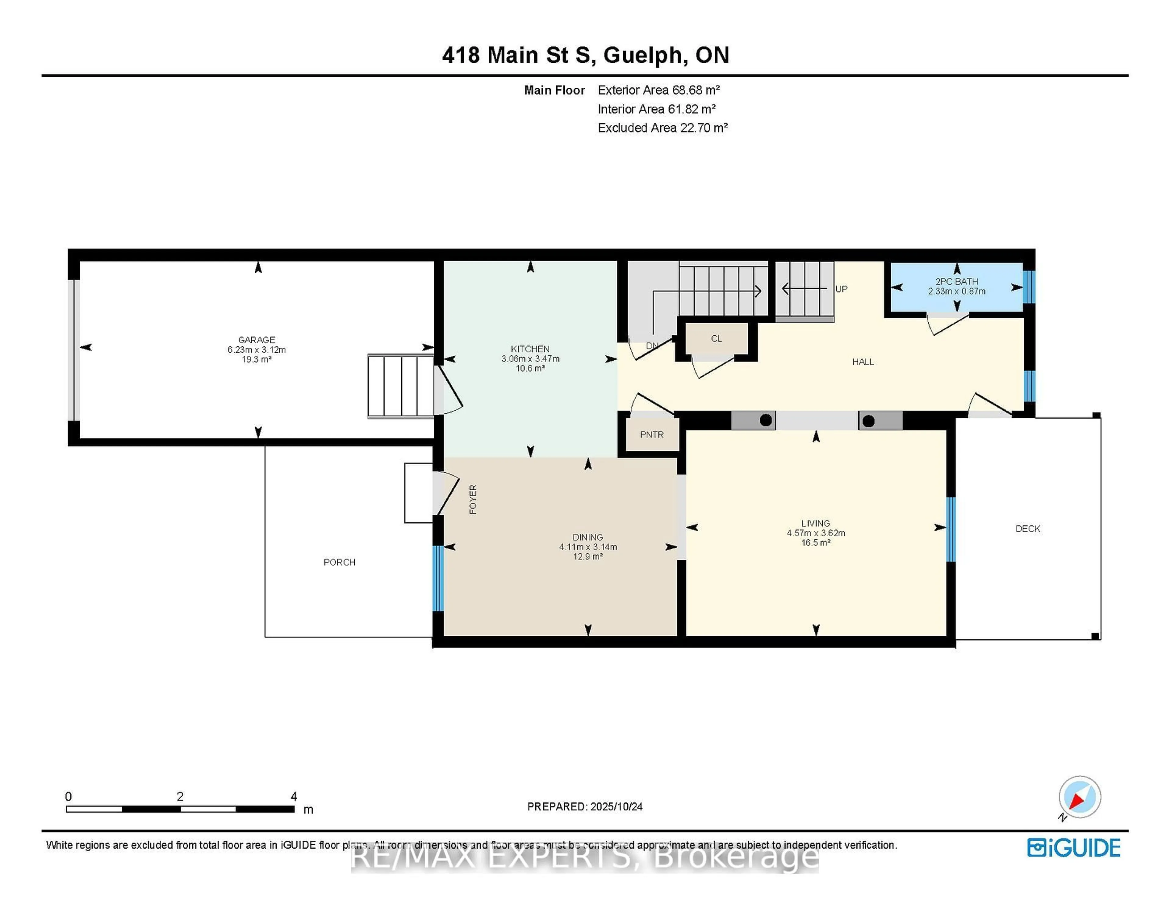 Floor plan for 418 Main St, Guelph/Eramosa Ontario N0B 2K0