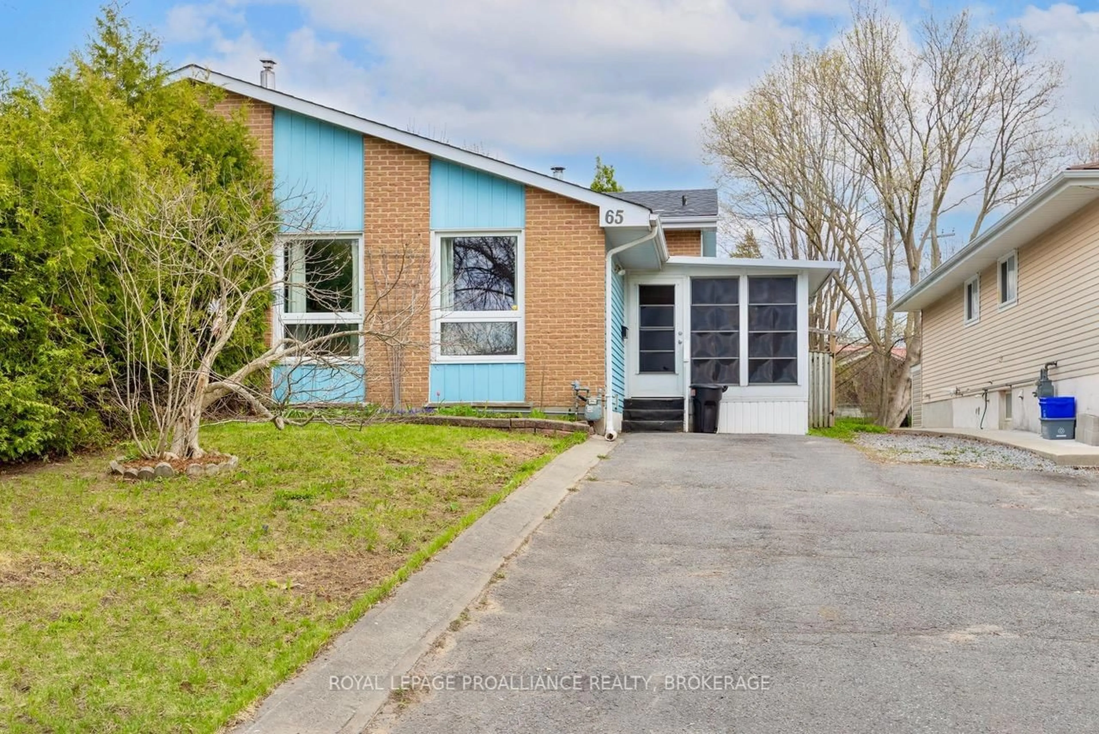 Home with brick exterior material, street for 65 Abbey Dale Crt, Kingston Ontario K7K 5W8