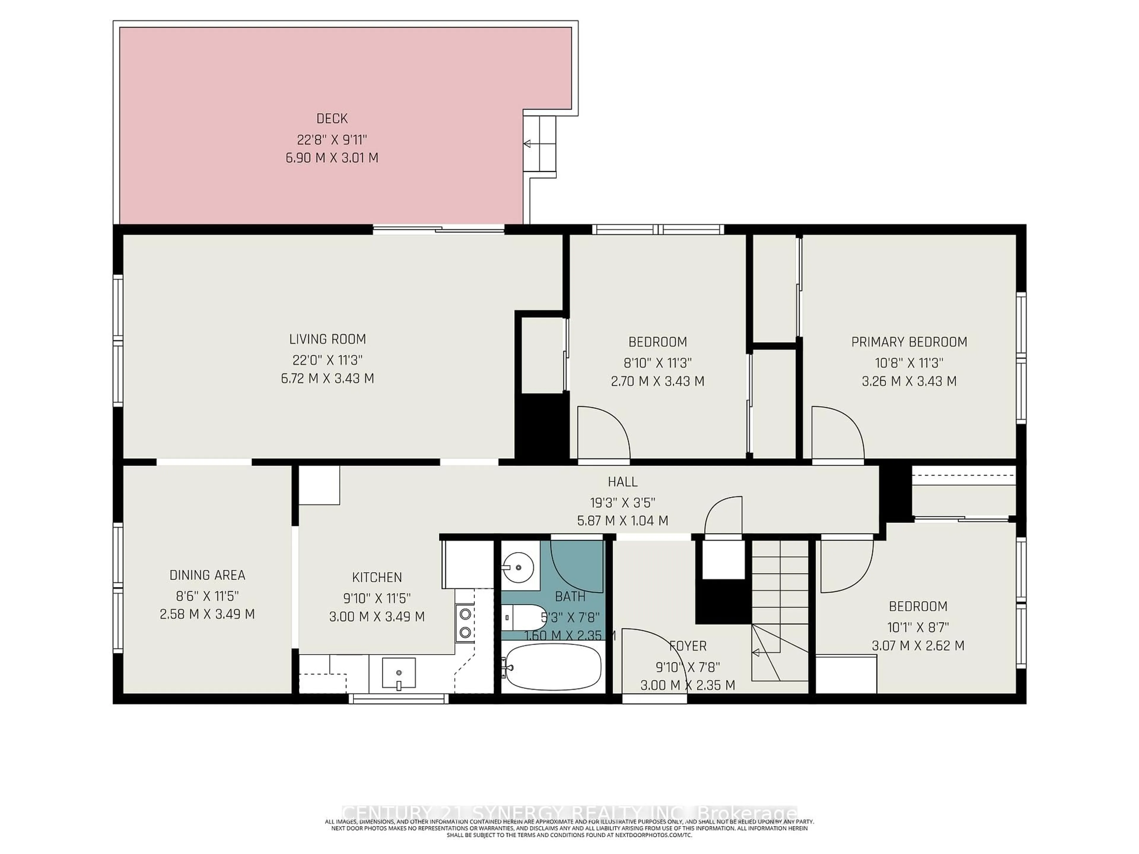 Floor plan for 2428 BLACKSTONE Cres, Ottawa Ontario K1B 4H2