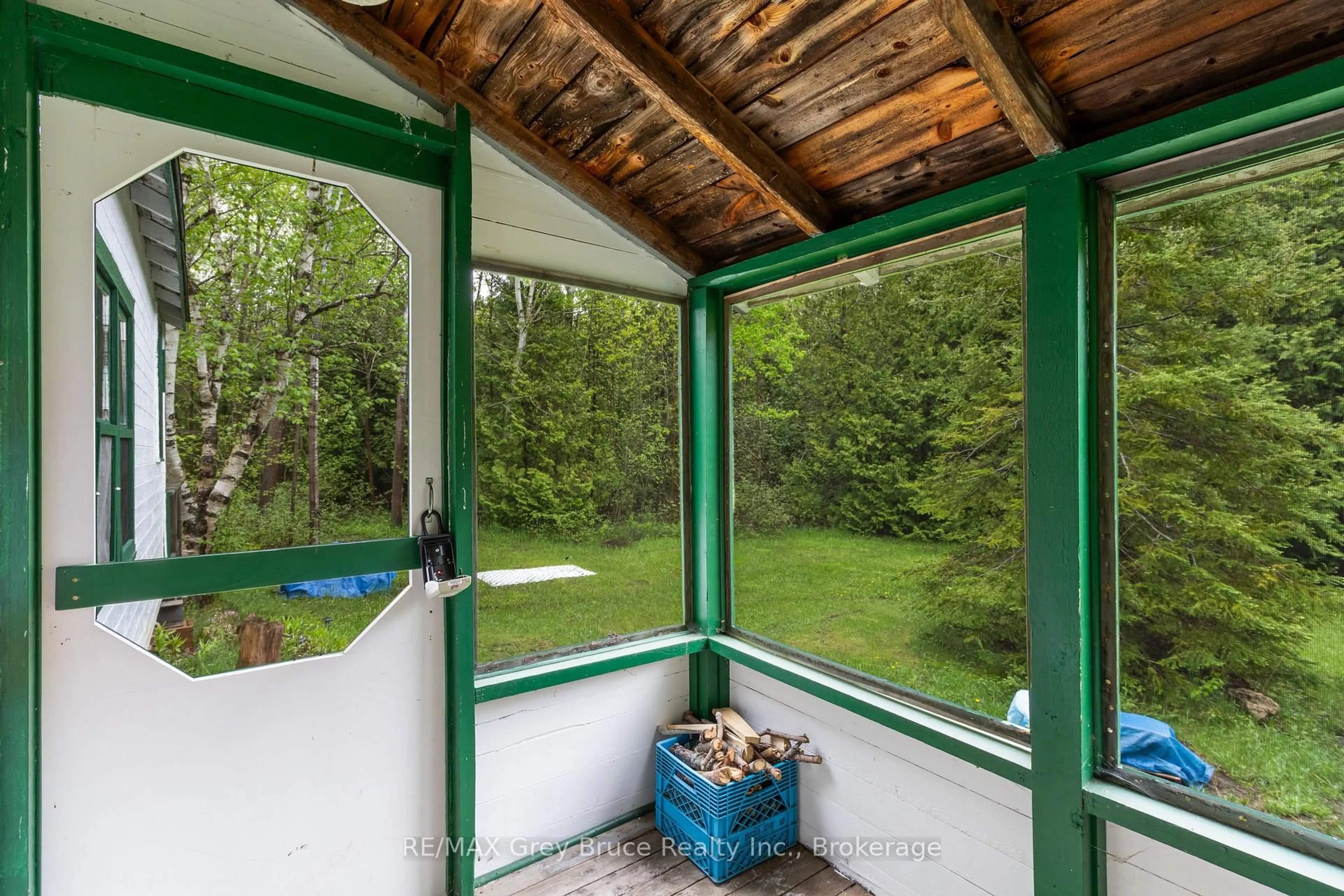 Patio, forest/trees view for 6726 Highway 6, Northern Bruce Peninsula Ontario N0H 2R0