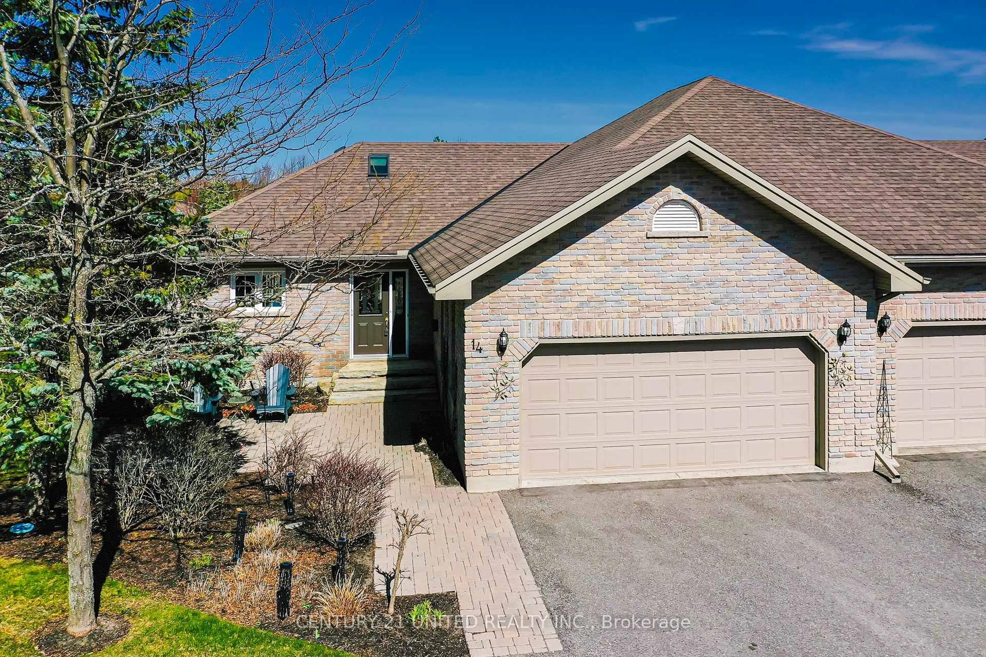 A pic from outside/outdoor area/front of a property/back of a property/a pic from drone, street for 301 Carnegie Ave #14, Peterborough Ontario K9L 0B3