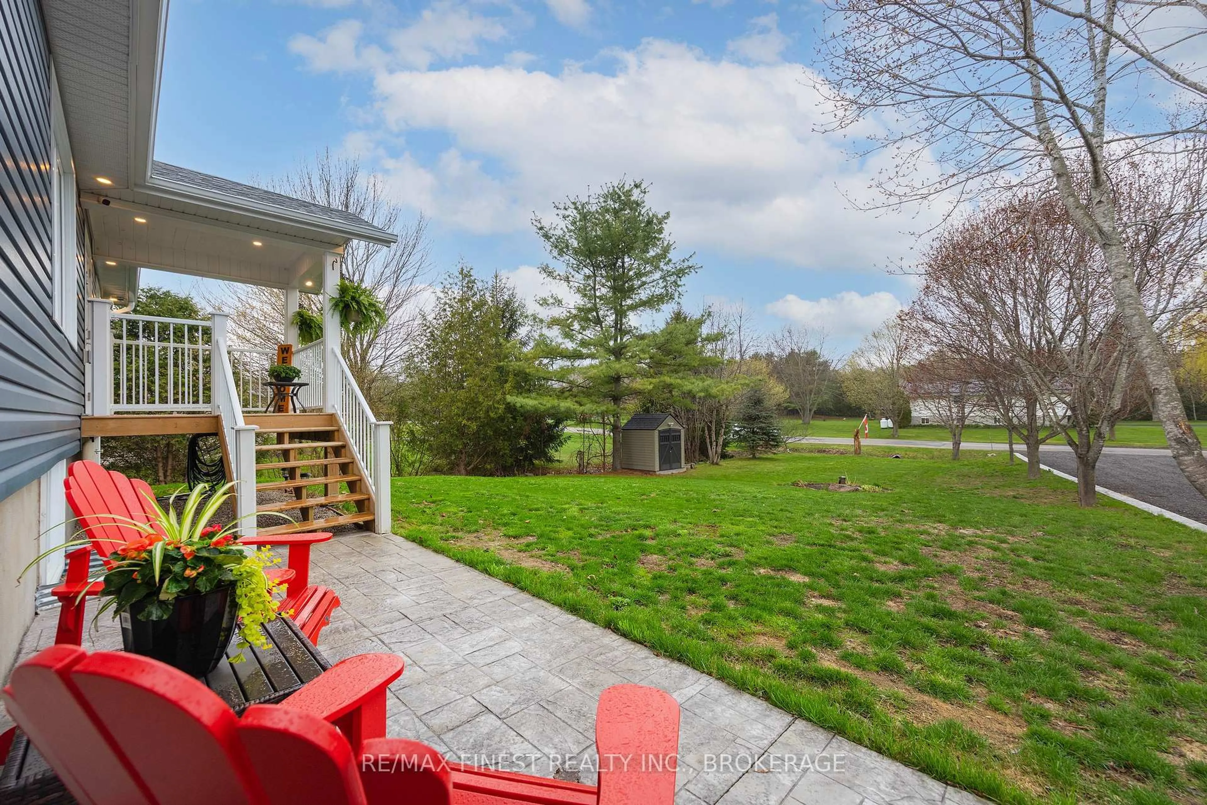 Patio, water/lake/river/ocean view for 4173 Mangan Blvd, Seeley's Bay Ontario K0H 2N0
