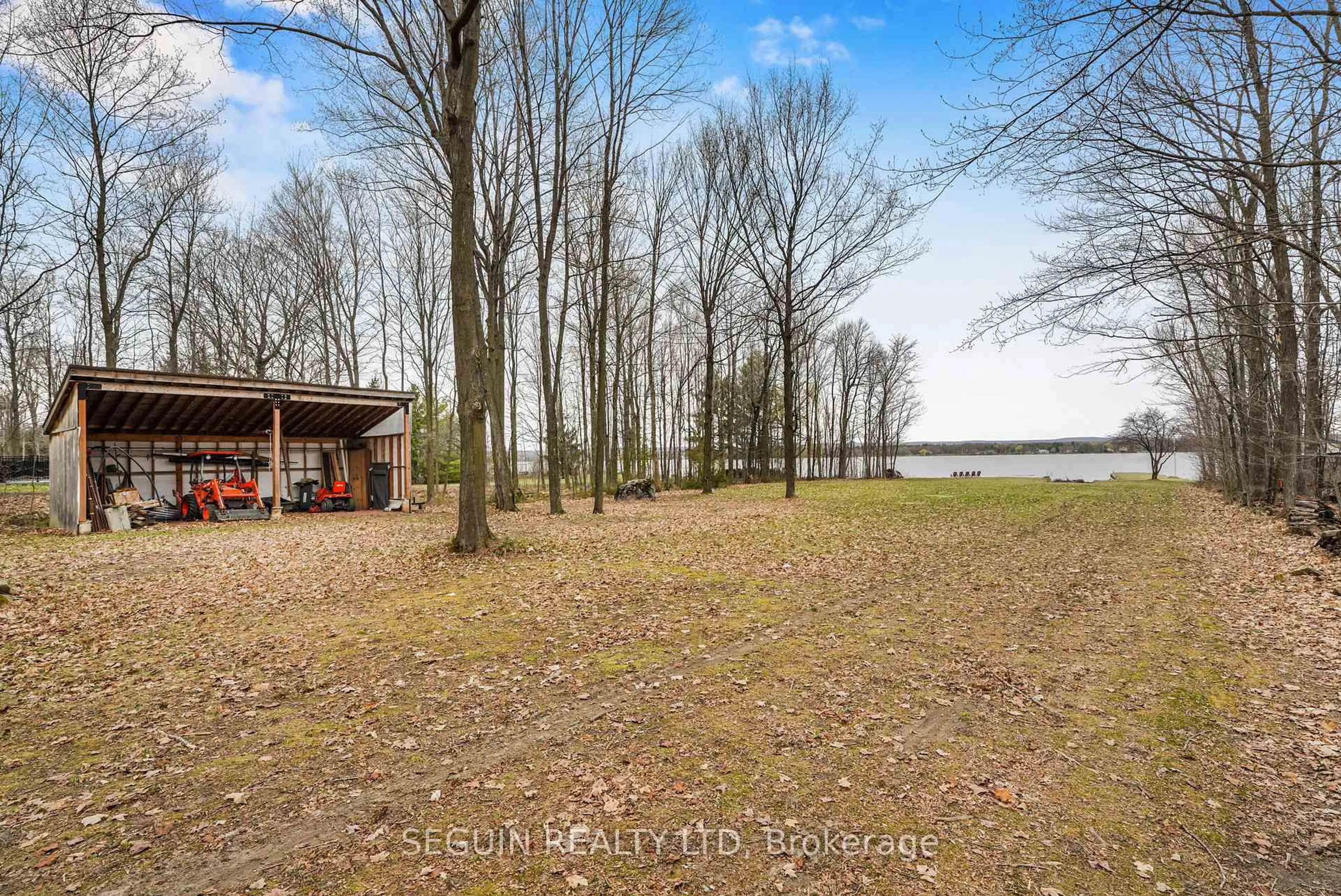 A pic from outside/outdoor area/front of a property/back of a property/a pic from drone, water/lake/river/ocean view for 2865 Front Rd, East Hawkesbury Ontario K6A 2R2