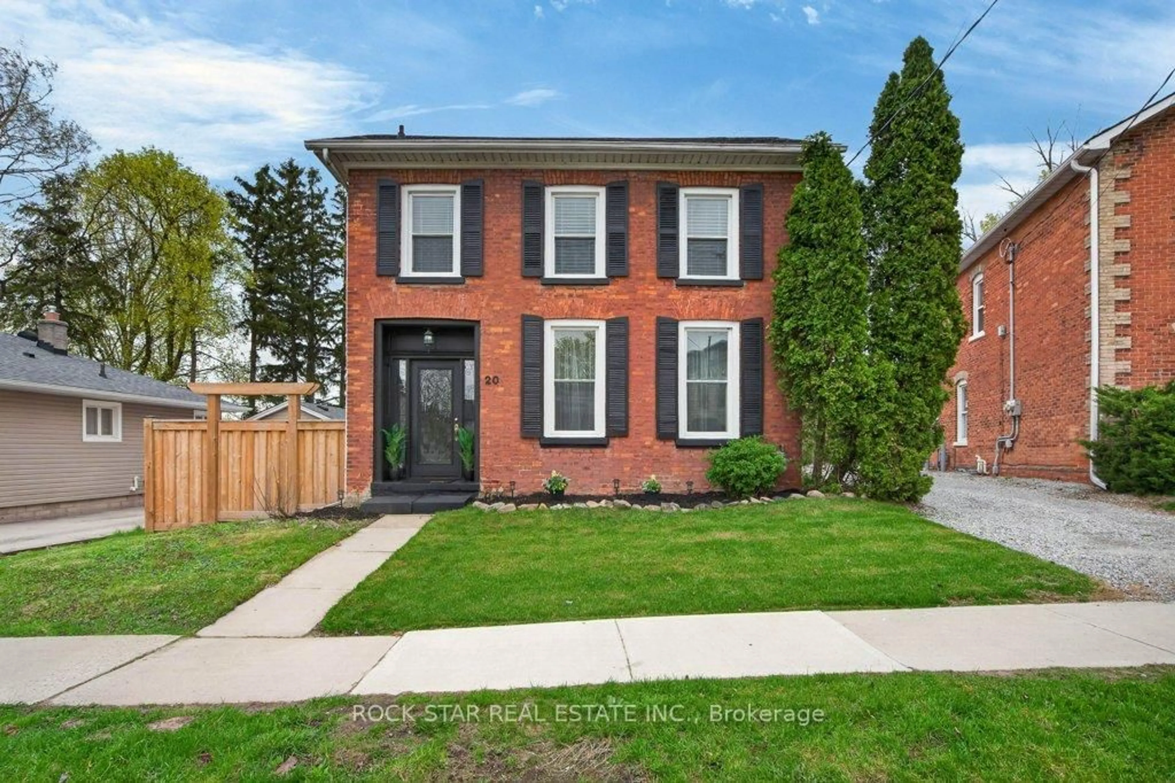 Home with brick exterior material, street for 20 Wigton St, Haldimand Ontario N3W 1E9
