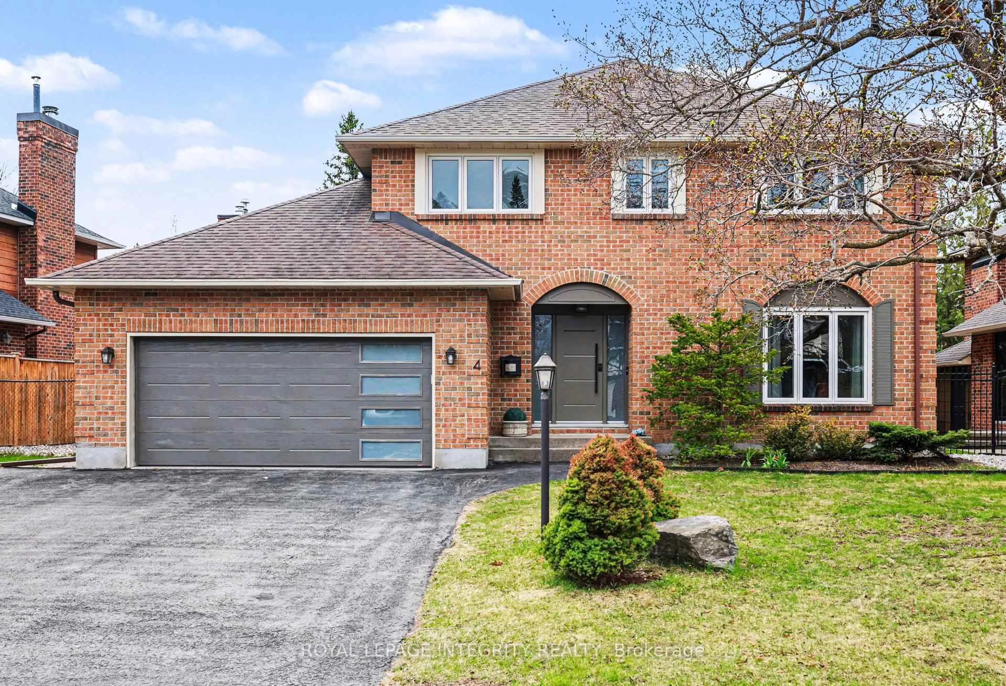 Home with brick exterior material, street for 4 Pinecone Tr, Ottawa Ontario K2S 1E1