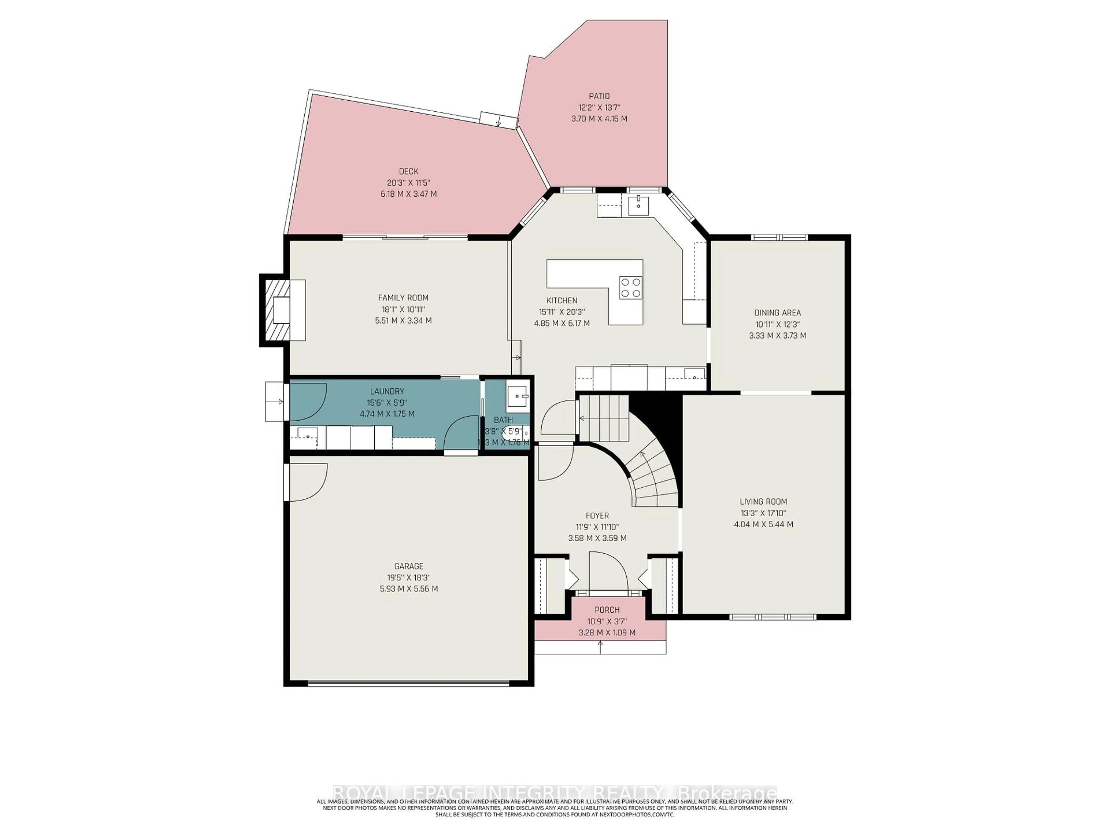 Floor plan for 4 Pinecone Tr, Ottawa Ontario K2S 1E1