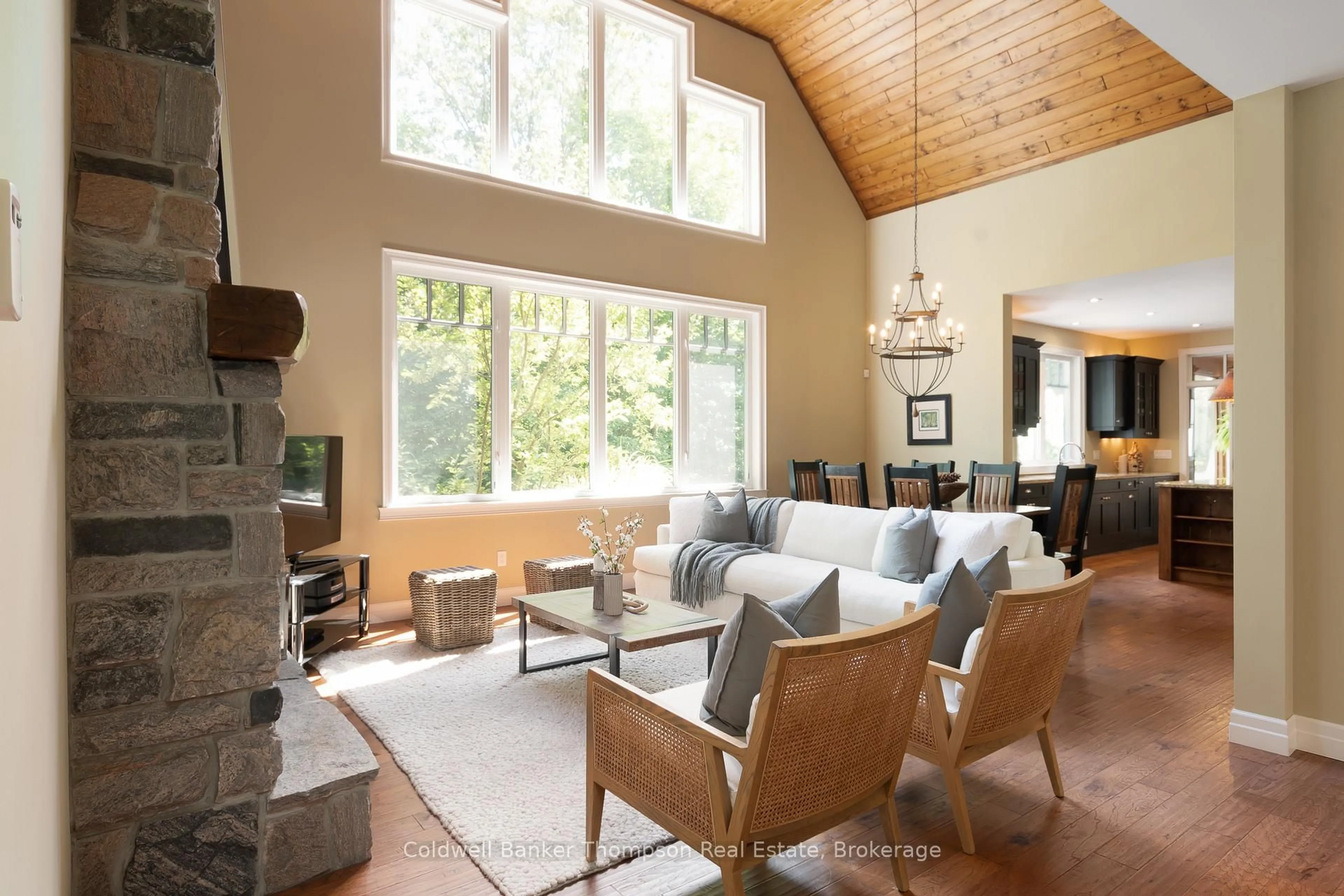 Living room with furniture, unknown for 11 Forest Hill Lane, Huntsville Ontario P1H 2N5