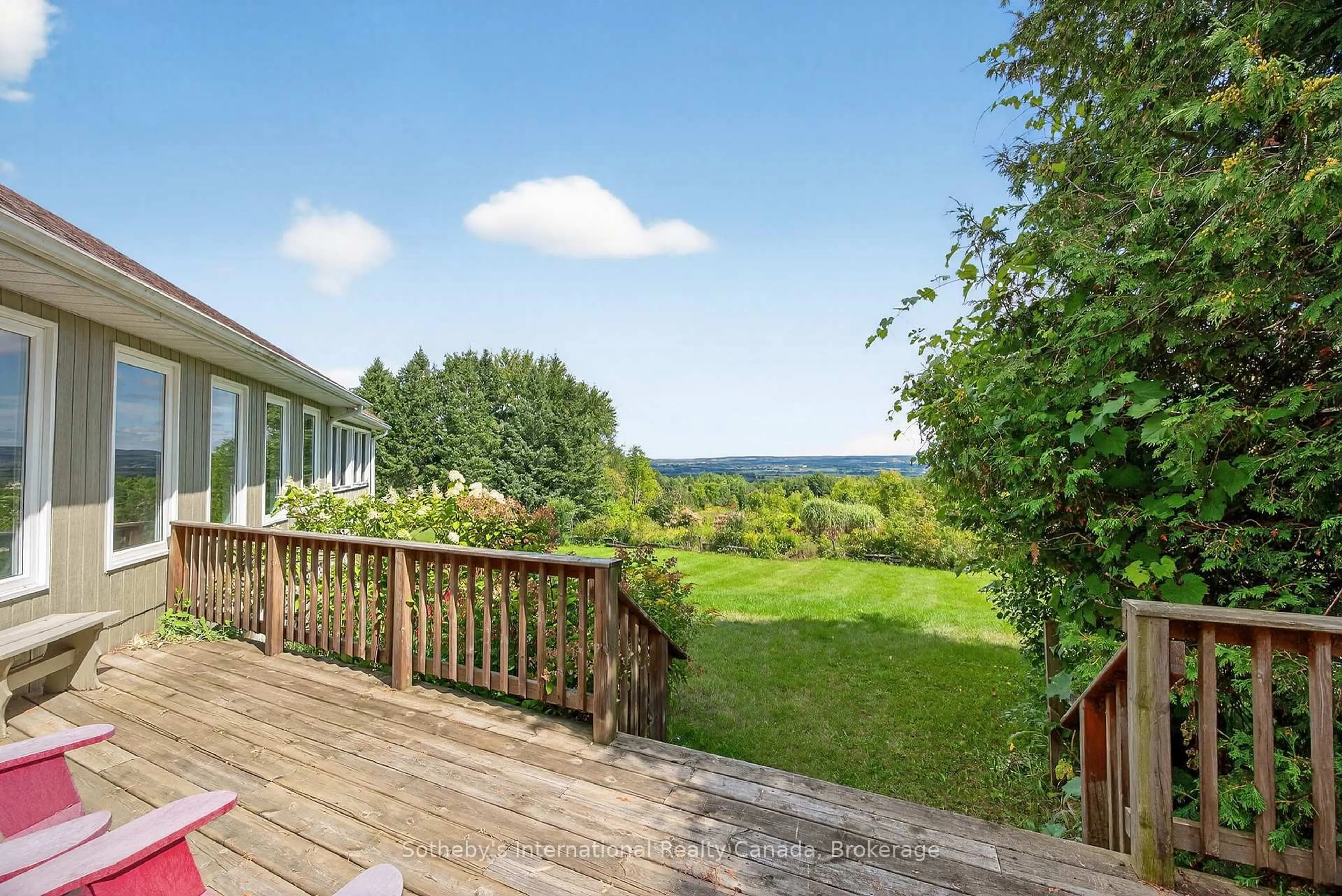Patio, water/lake/river/ocean view for 47118 Old Mail Rd, Grey Highlands Ontario N0H 1N0
