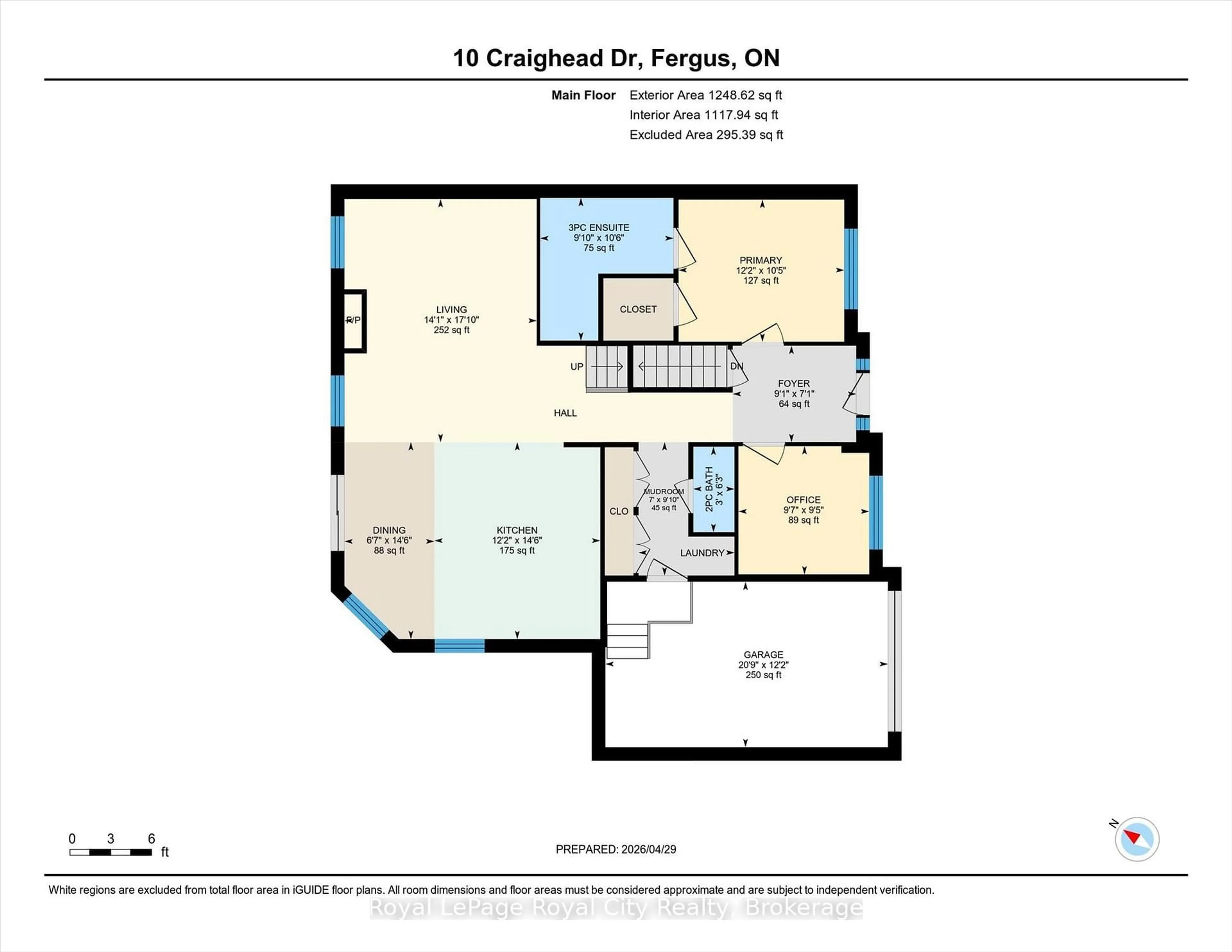 Floor plan for 10 Craighead Dr, Centre Wellington Ontario N1M 2Y8