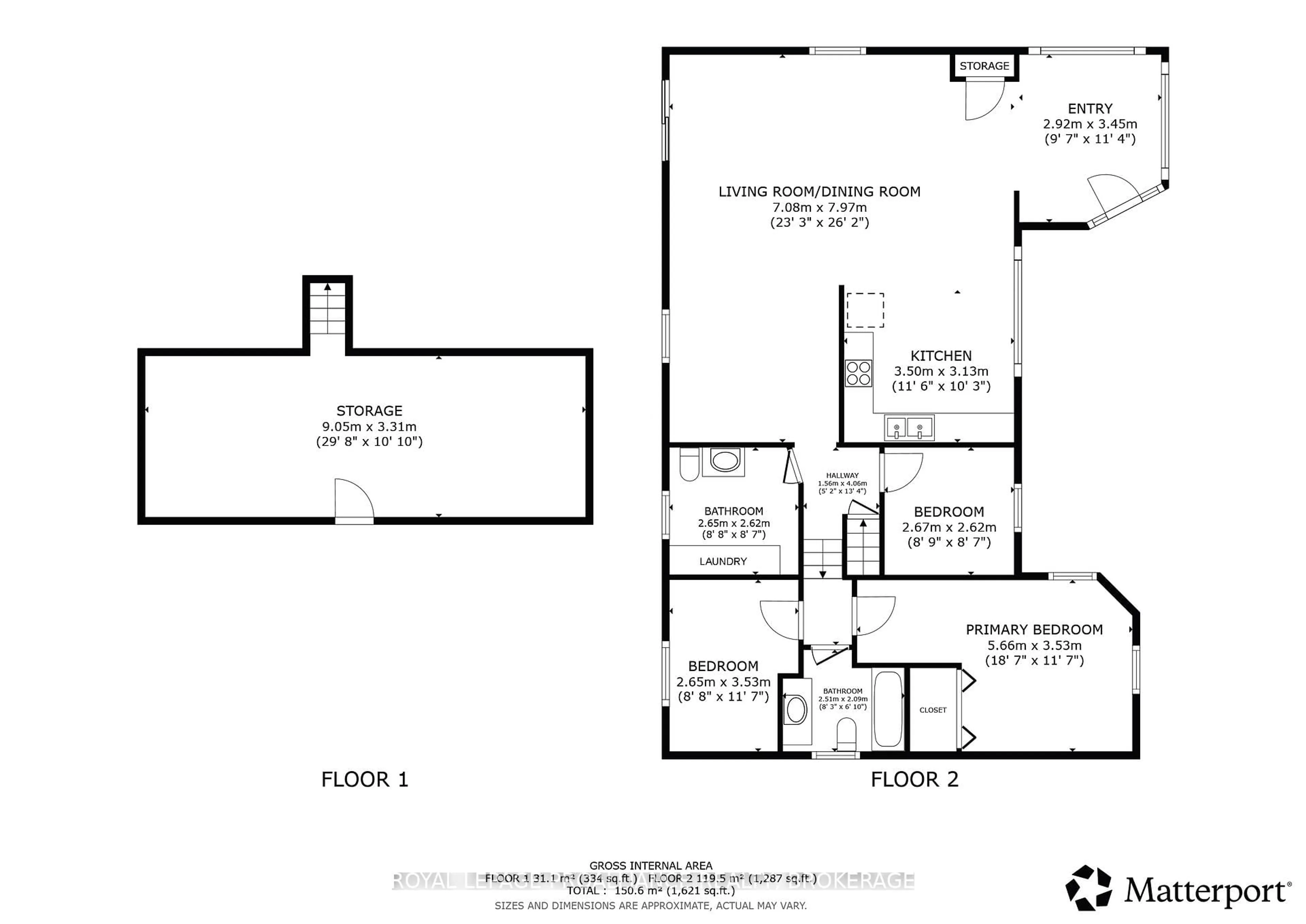Floor plan for 2880 Railton Rd, Sydenham Ontario K0H 2T0