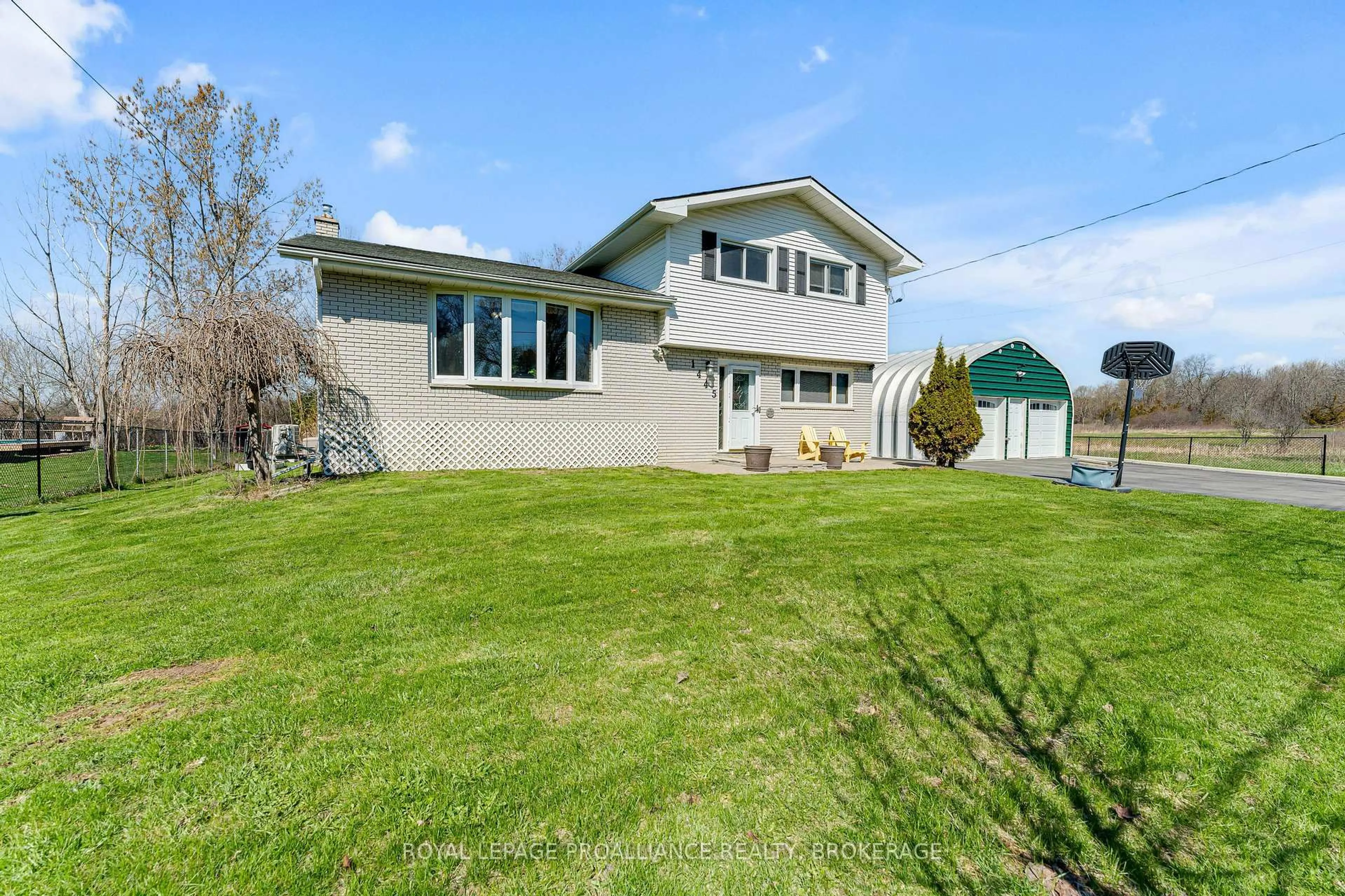 A pic from outside/outdoor area/front of a property/back of a property/a pic from drone, water/lake/river/ocean view for 1445 Aley St, Kingston Ontario K7L 4V4