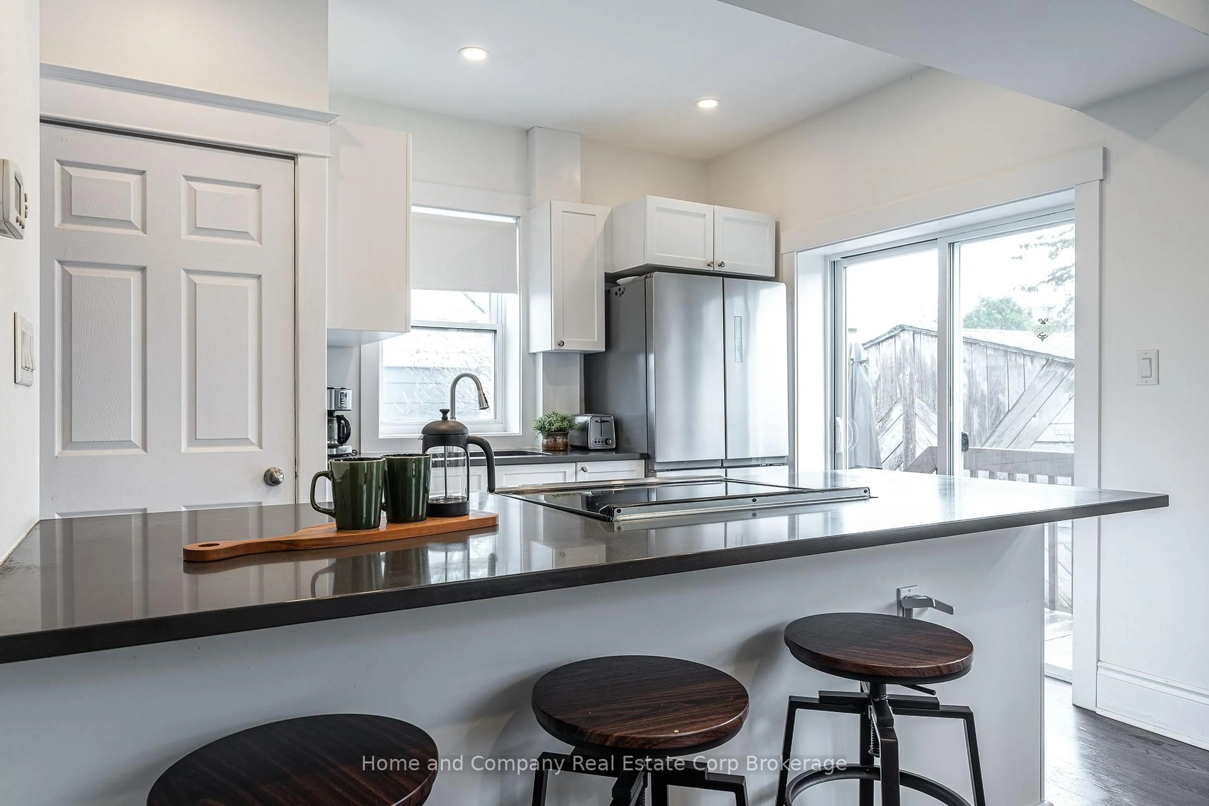Open concept kitchen, ceramic/tile floor for 193 St Vincent St, Stratford Ontario N5A 2X2