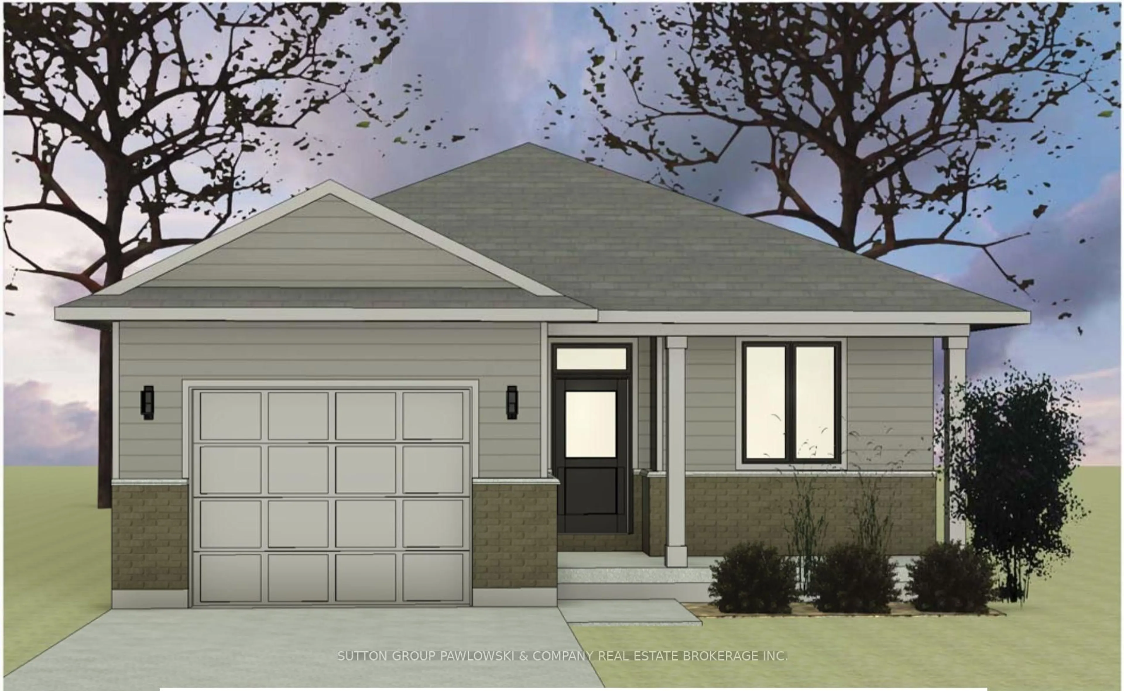 Home with vinyl exterior material, street for 93 Dearing Dr #Lot #28, South Huron Ontario N0M 1T0