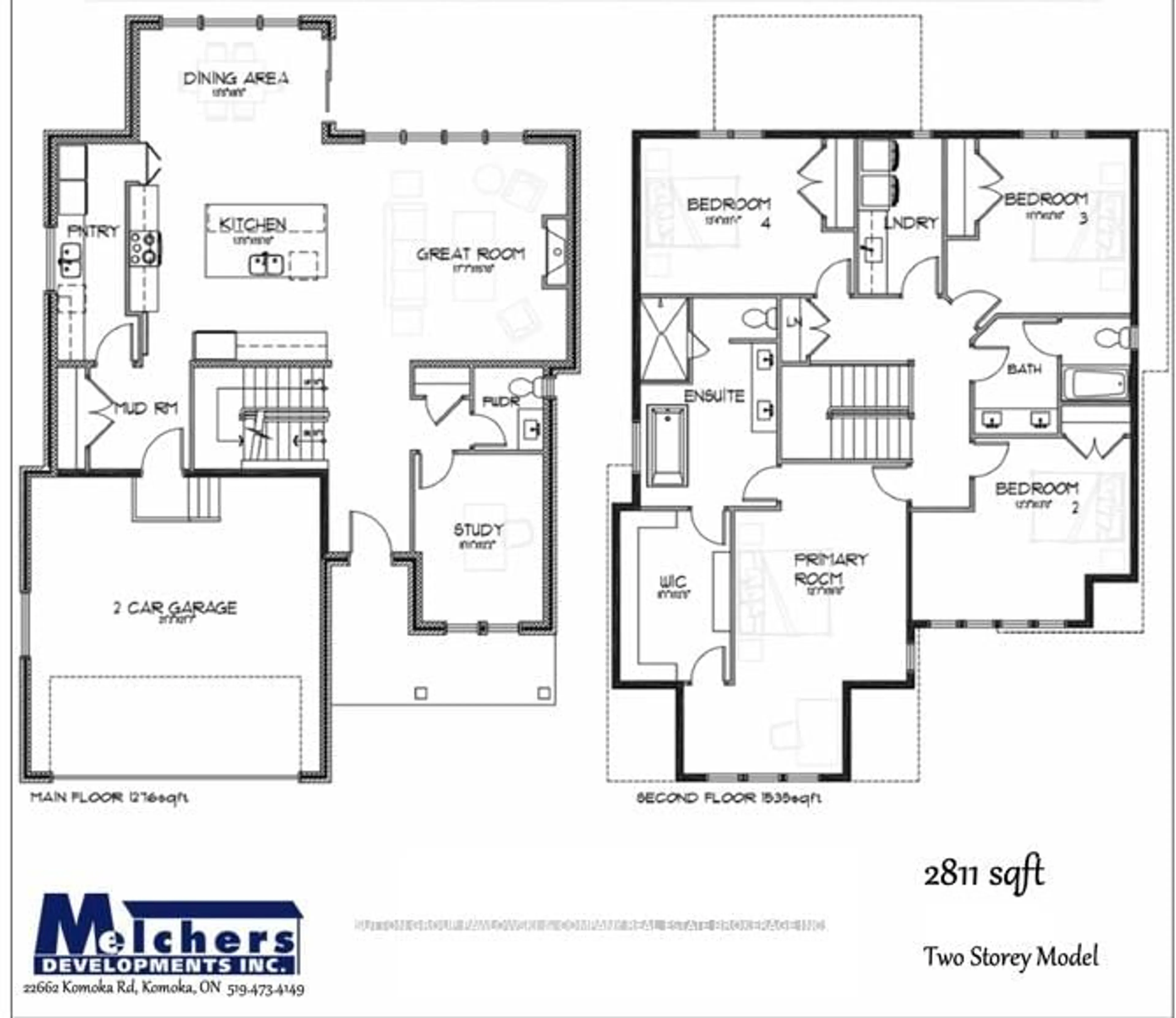 Floor plan for 89 Dearing Dr #Lot #26, South Huron Ontario N0M 1T0
