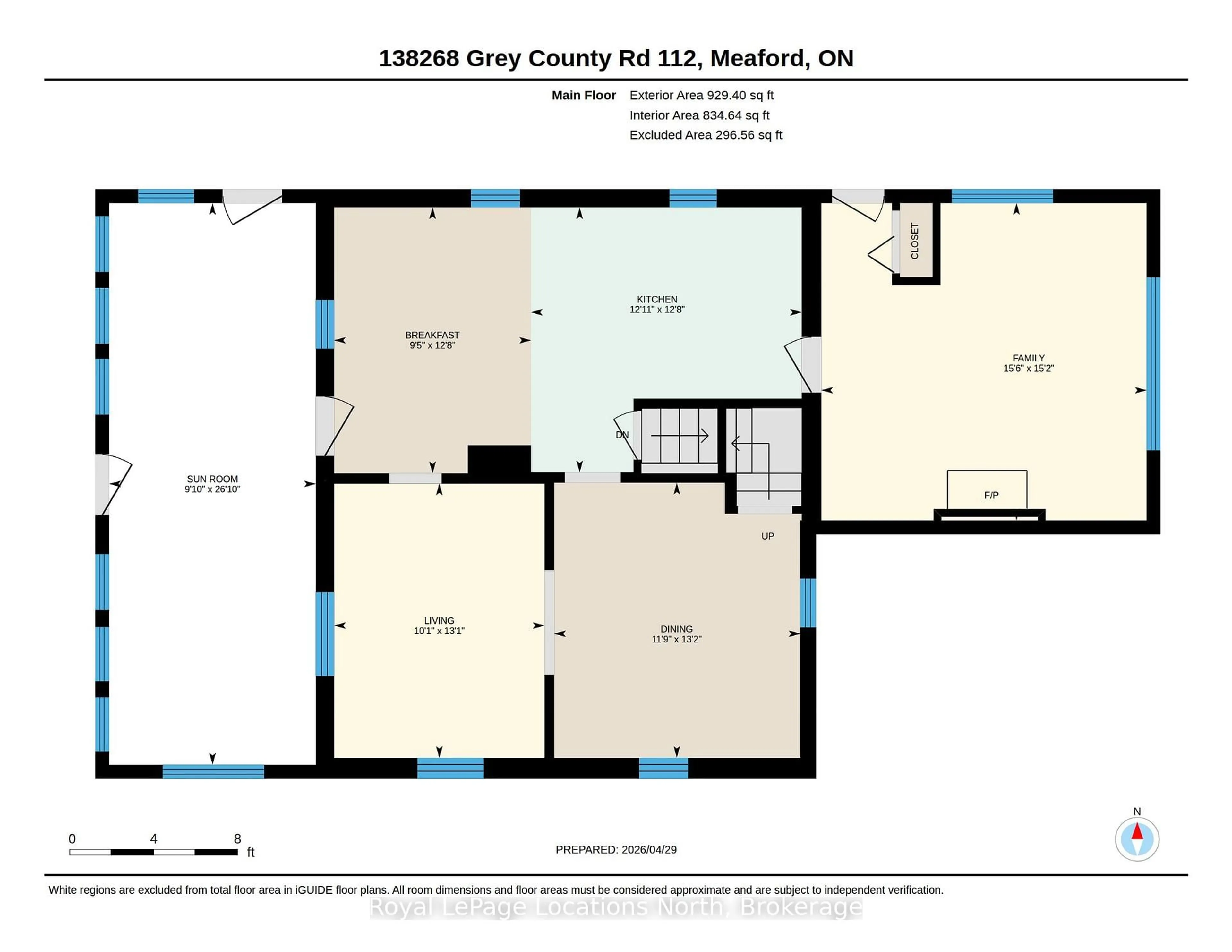 Floor plan for 138268 Grey 112 Rd, Meaford Ontario N4L 1W5