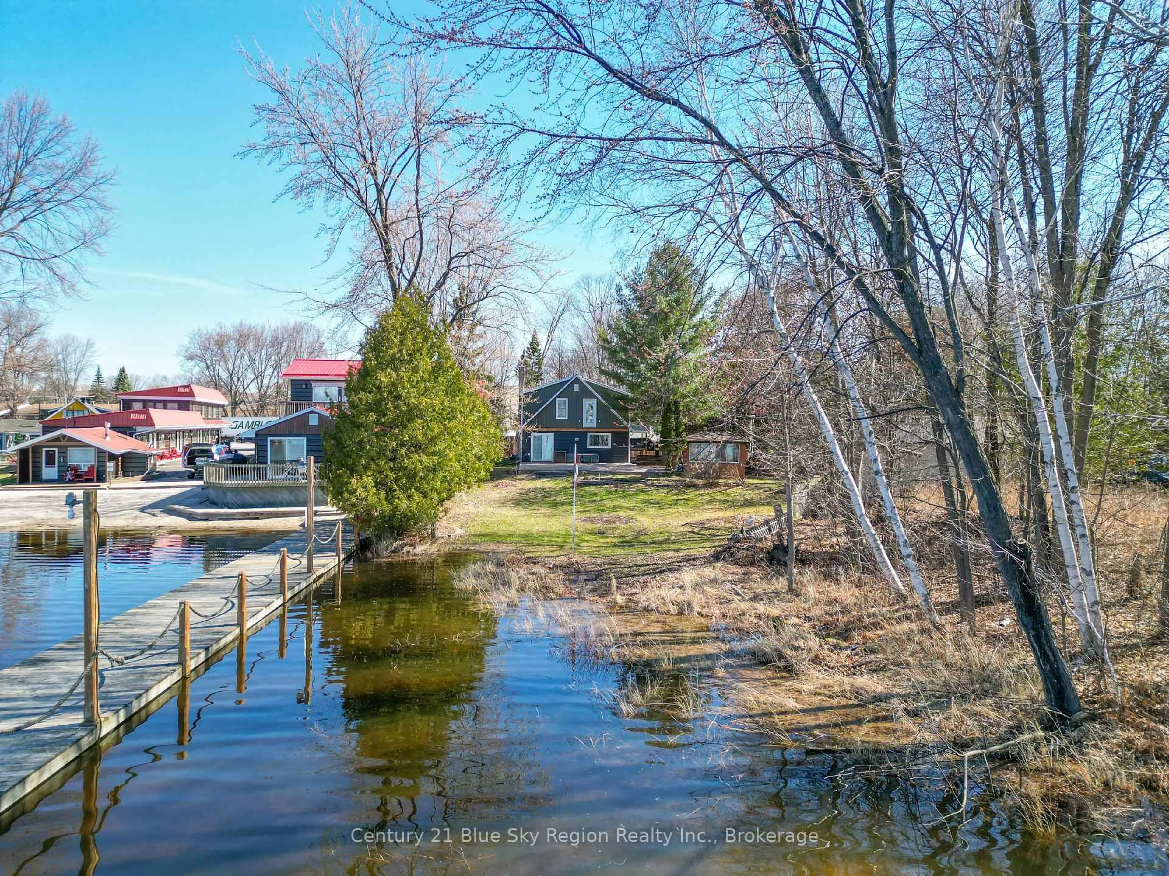 A pic from outside/outdoor area/front of a property/back of a property/a pic from drone, water/lake/river/ocean view for 12 Mowat Cres, North Bay Ontario P1A 1R5