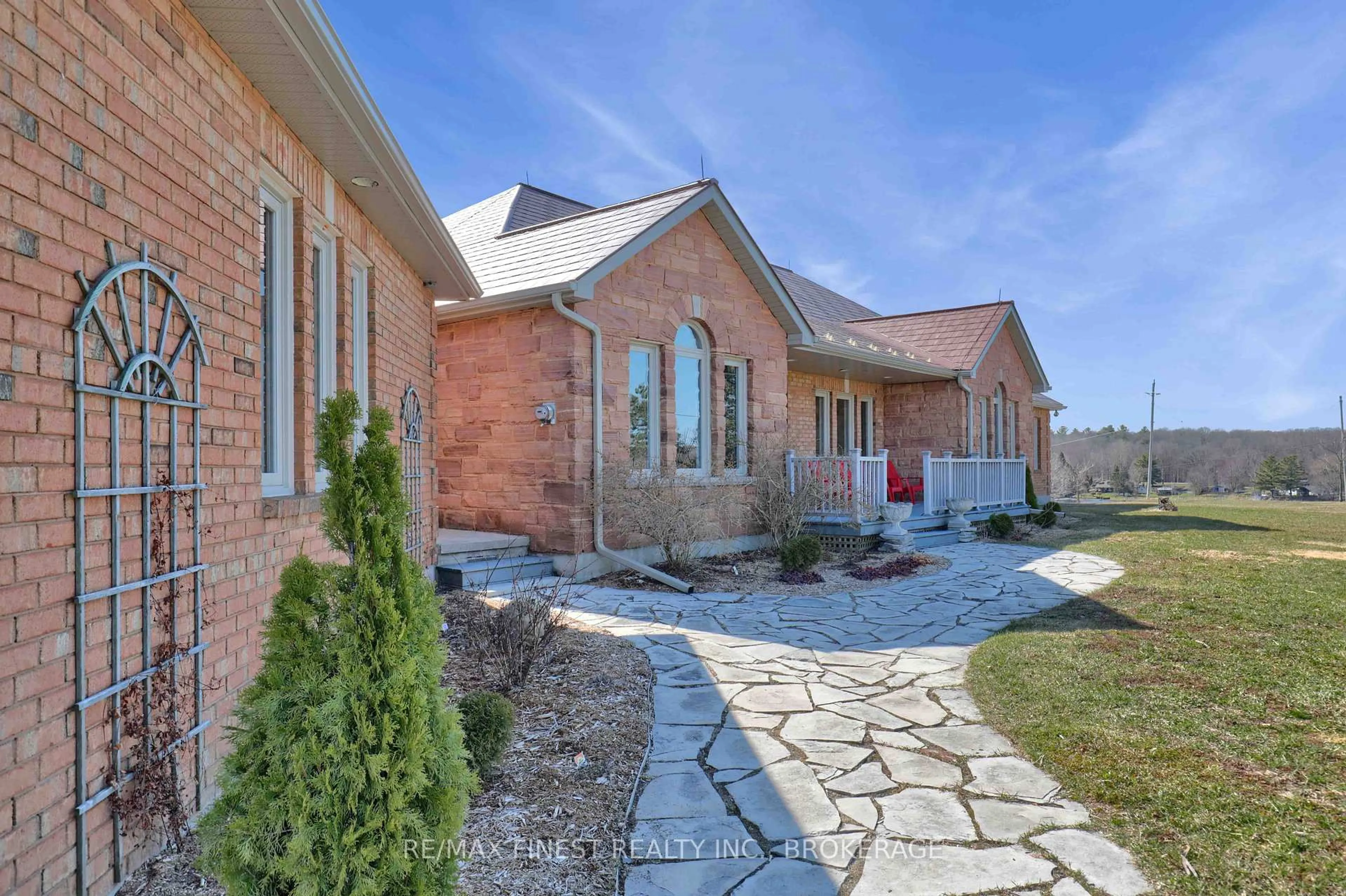 Home with brick exterior material, street for 3525 Burnt Hills Rd, Seeley's Bay Ontario K0H 2N0