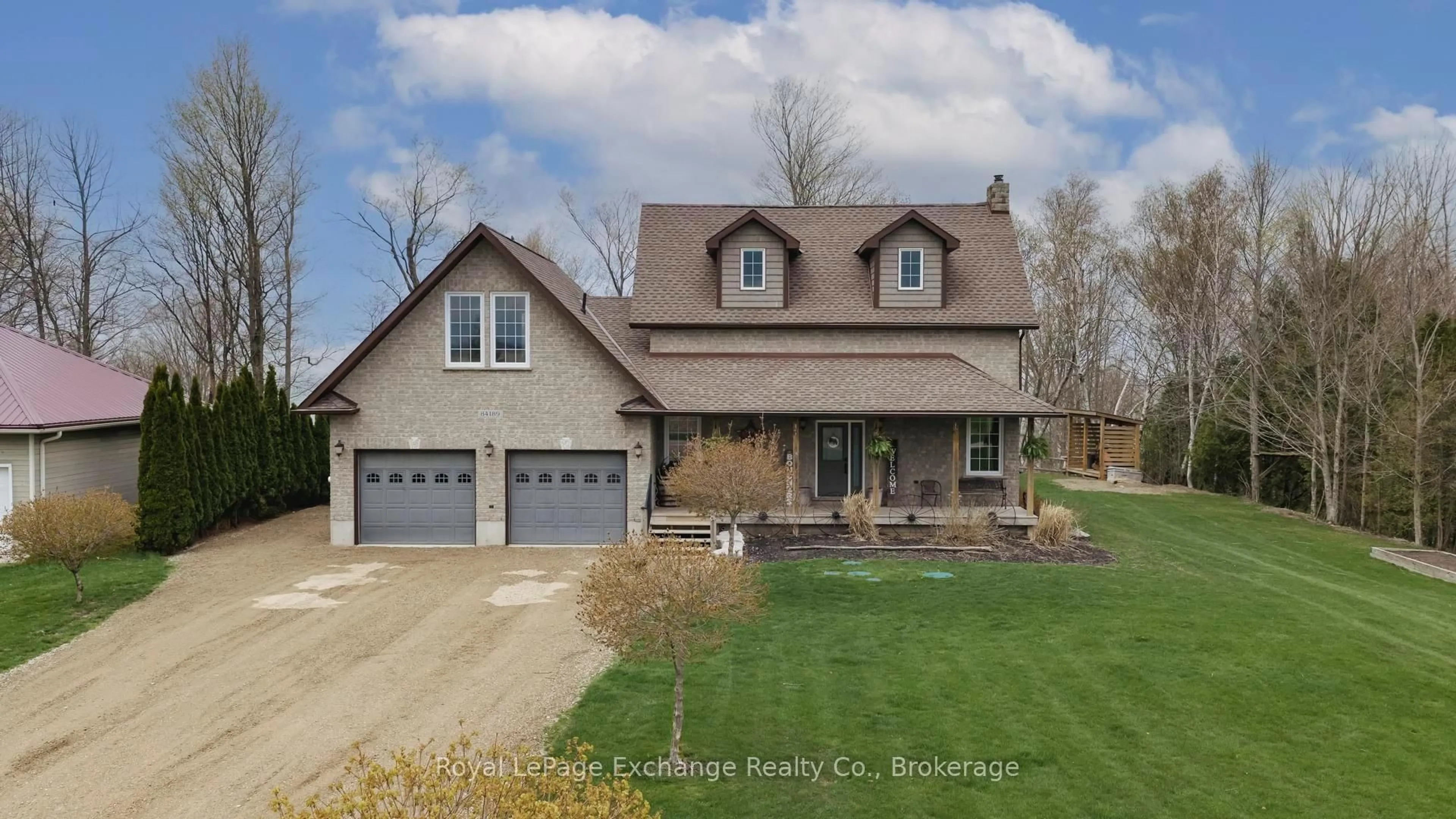 Home with brick exterior material, street for 84189 Upper Rd., Rr#3, Lakeland Estates, Ashfield-Colborne-Wawanosh Ontario N7A 3X9