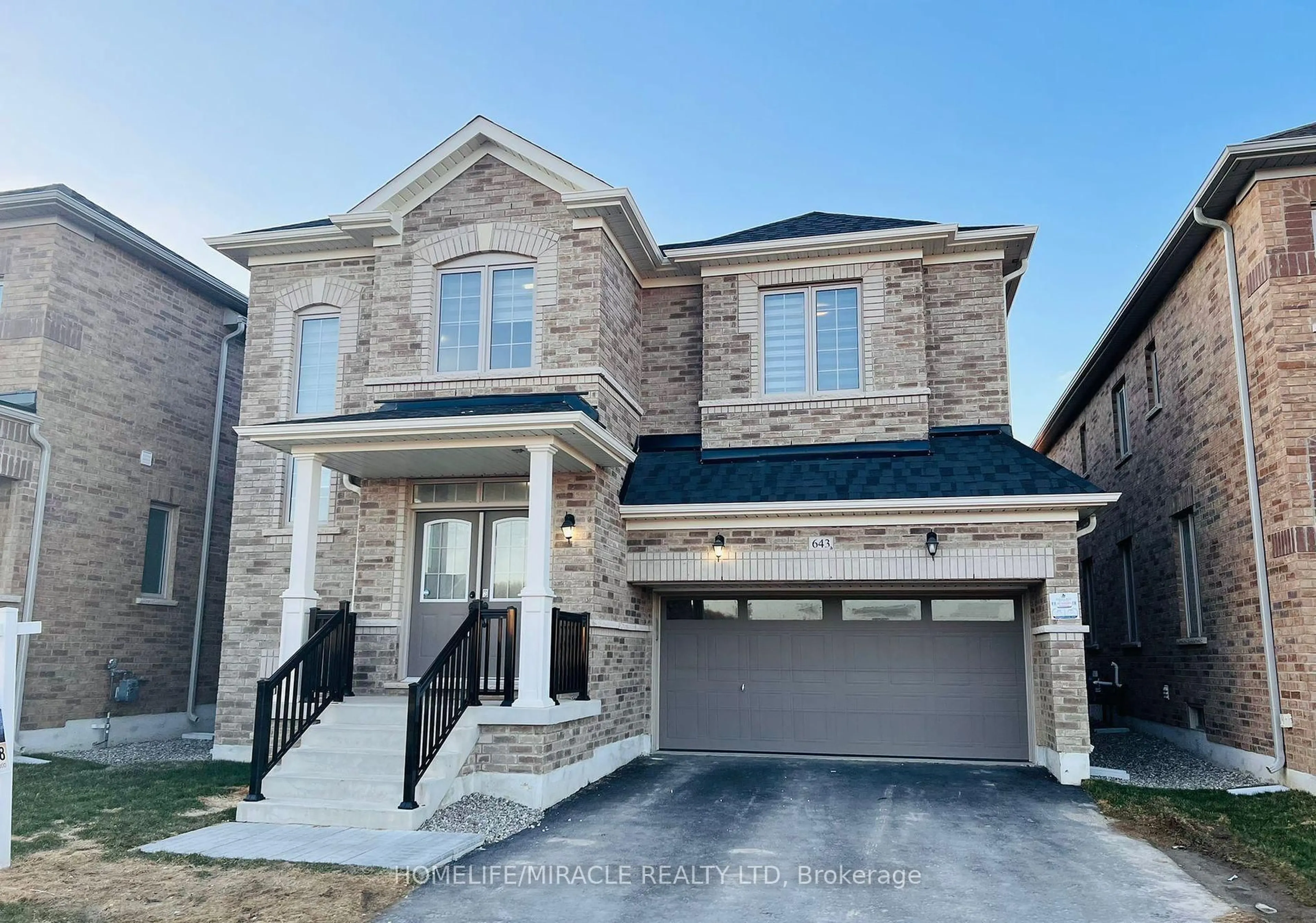 Home with brick exterior material, street for 643 Anishinaabe Dr, Shelburne Ontario L9V 3Y4