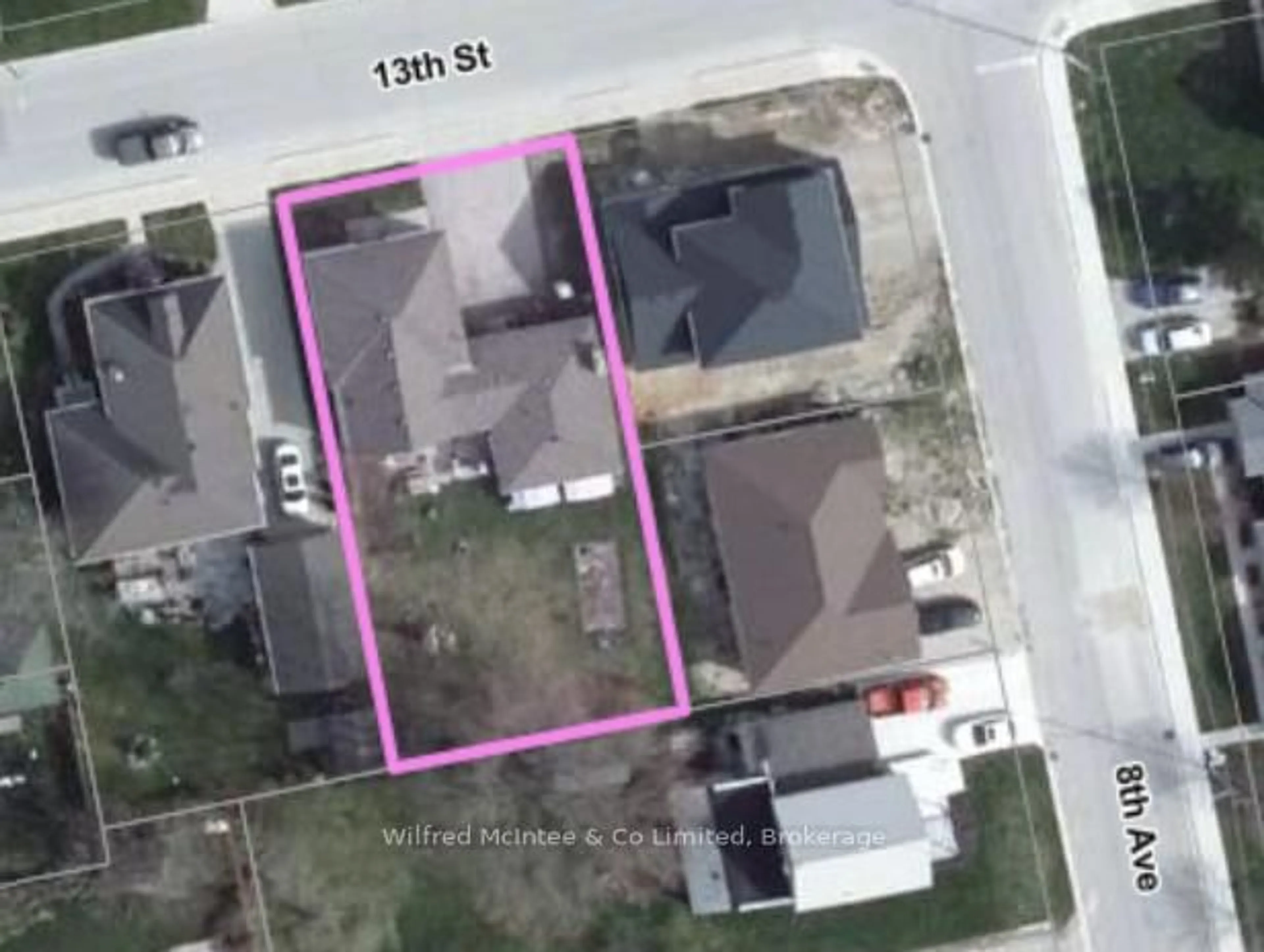 A pic from outside/outdoor area/front of a property/back of a property/a pic from drone, street for 243 13TH St, Hanover Ontario N4N 1X1
