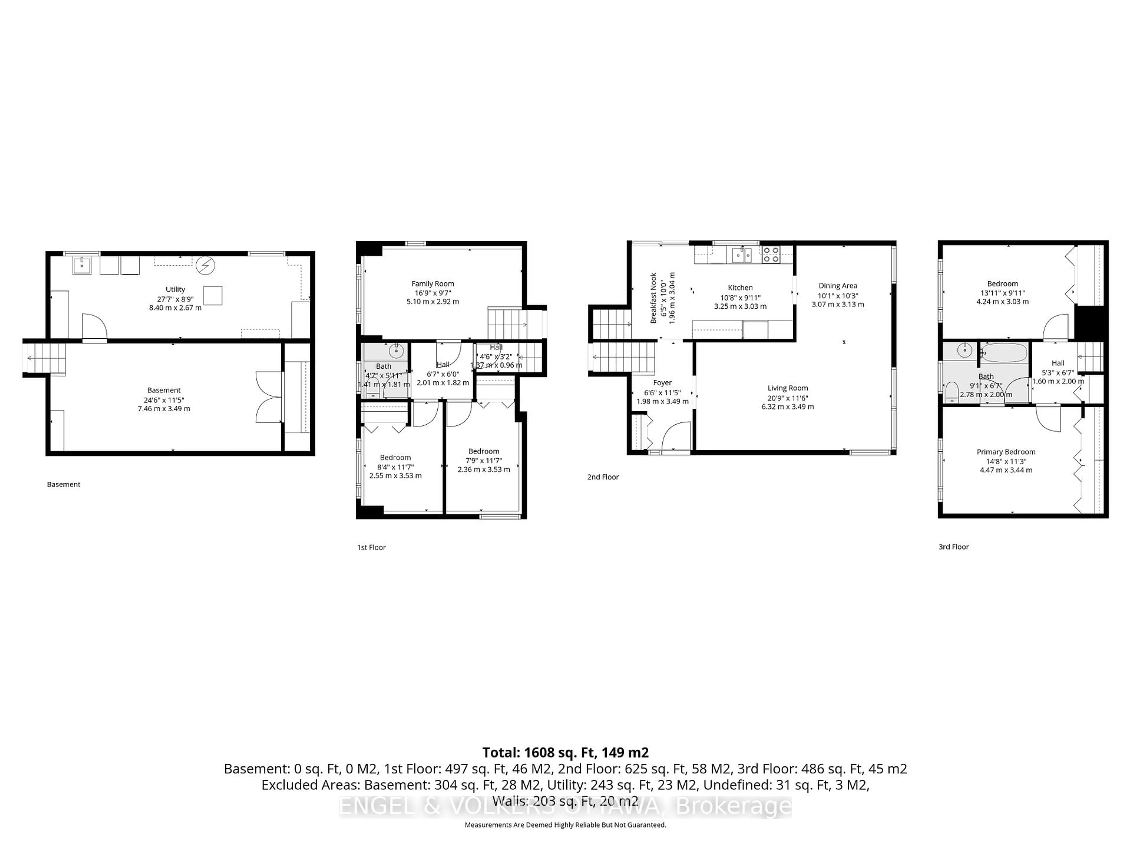 Floor plan for 1795 Devlin Cres, Ottawa Ontario K1H 5T5