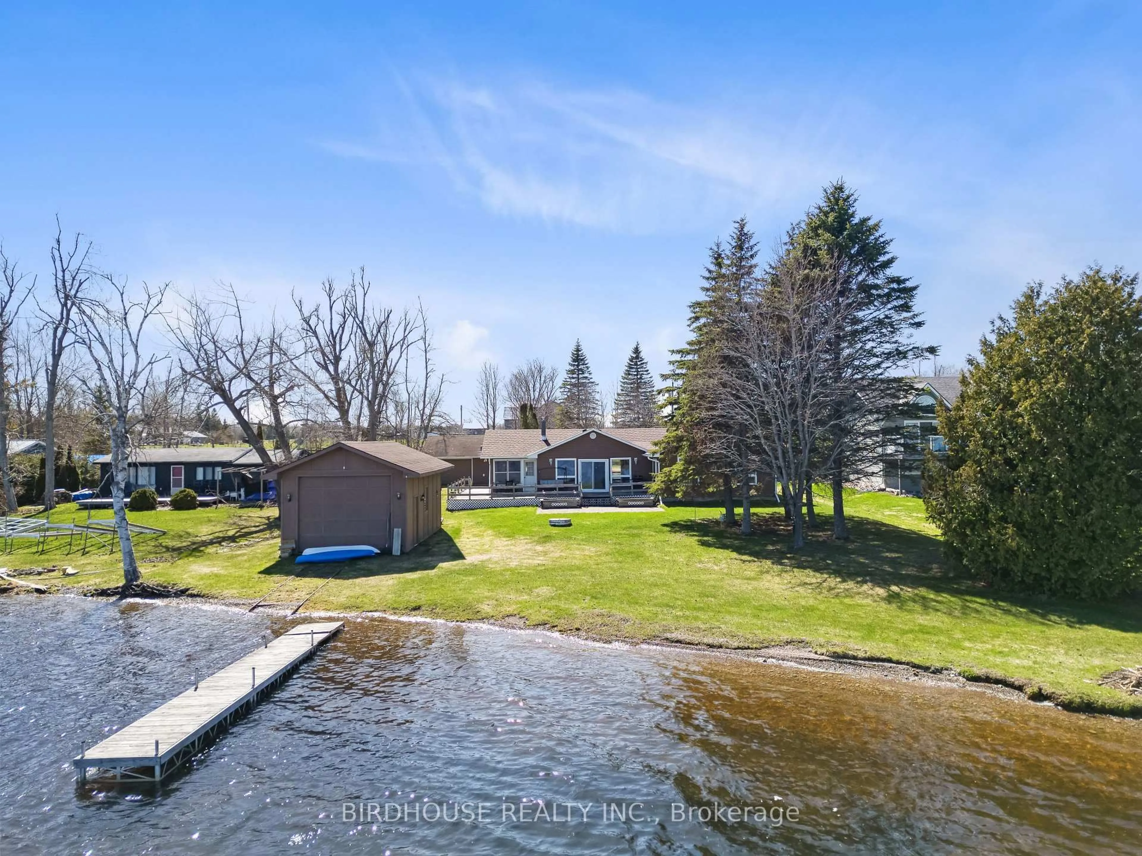 A pic from outside/outdoor area/front of a property/back of a property/a pic from drone, water/lake/river/ocean view for 24 Gillis St, Kawartha Lakes Ontario K0M 1G0