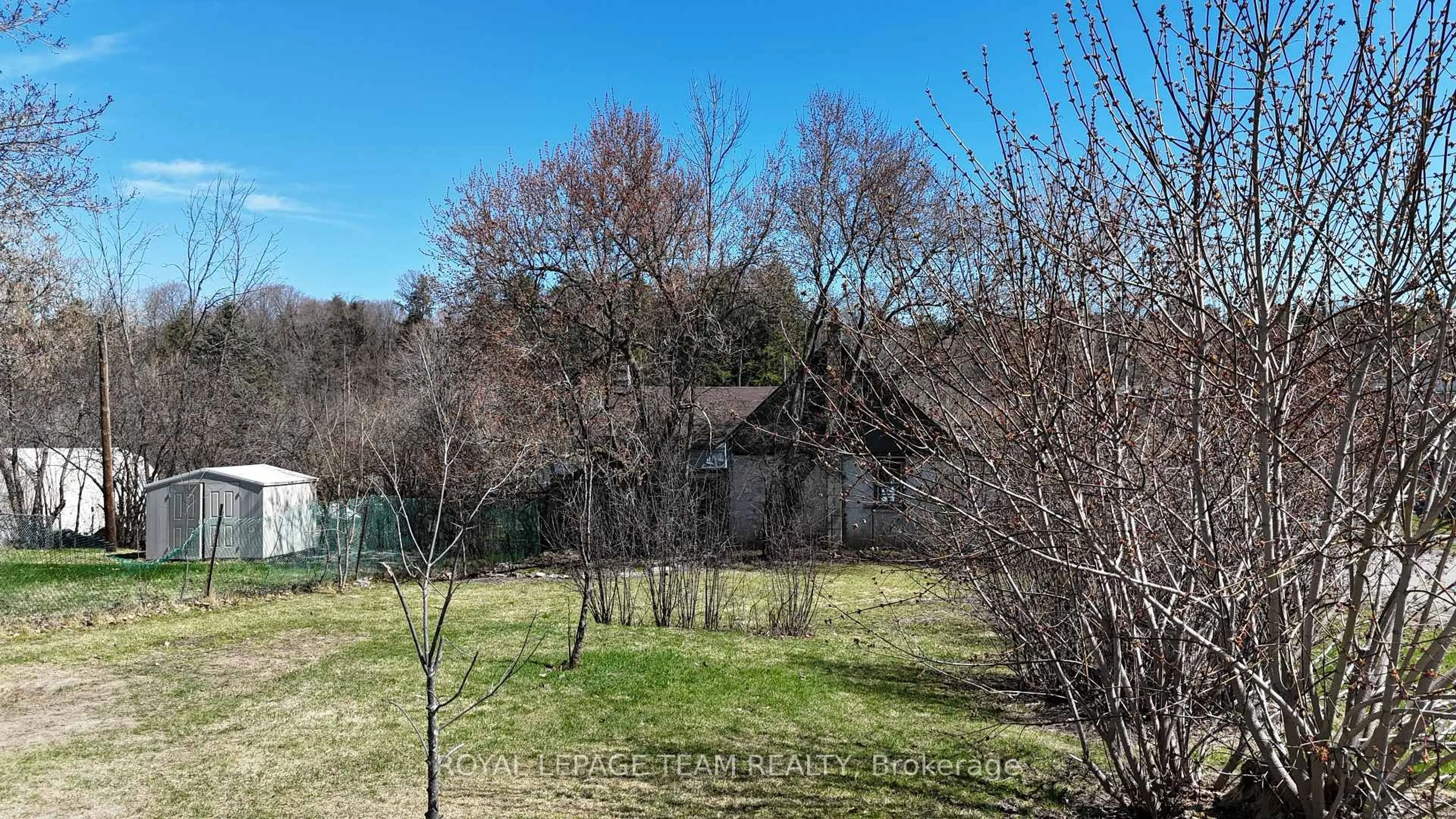 A pic from outside/outdoor area/front of a property/back of a property/a pic from drone, forest/trees view for 299 Elgin St, Arnprior Ontario K7S 1P8
