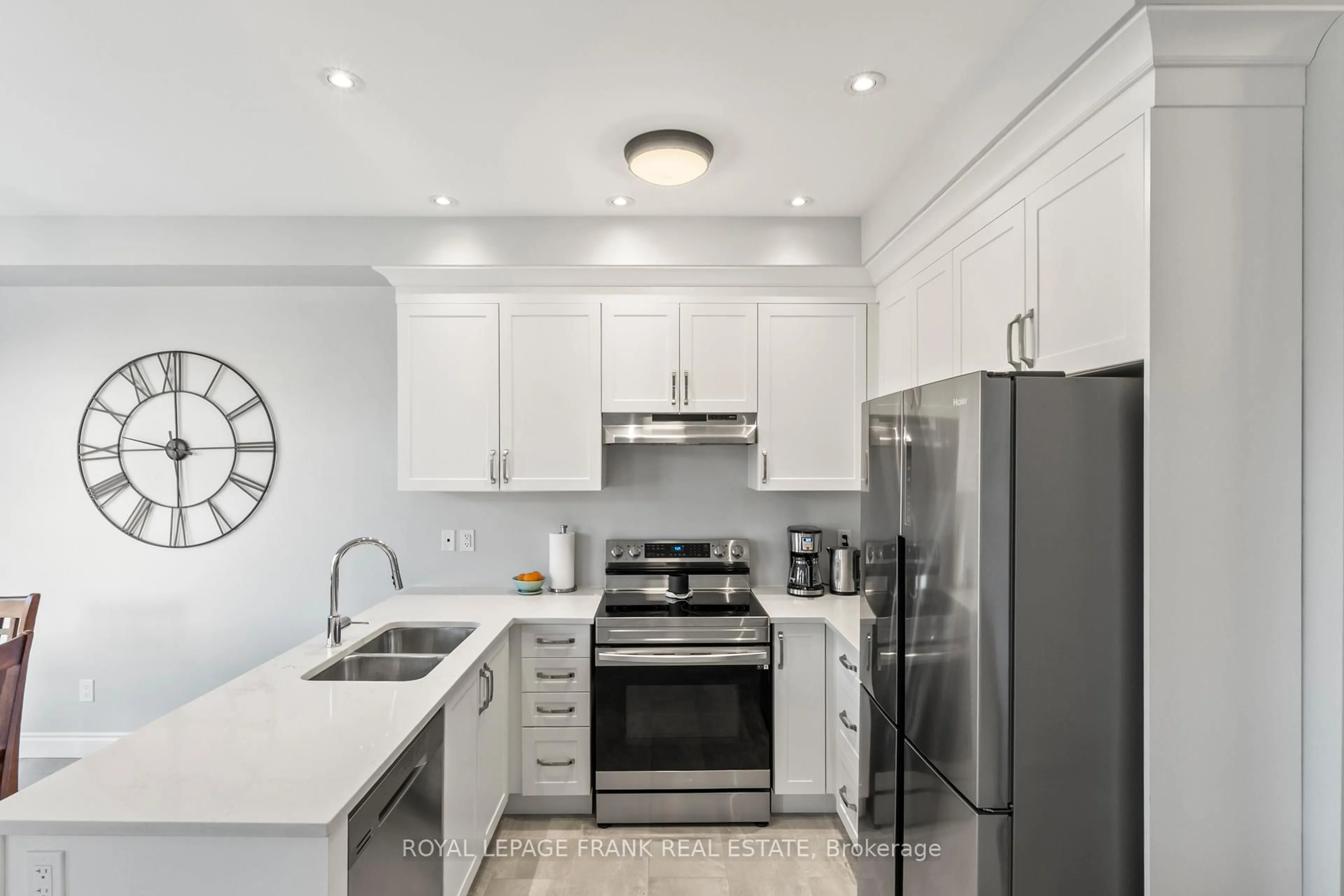 Open concept kitchen, ceramic/tile floor for 12 Coldbrook Dr, Cavan Monaghan Ontario L0A 1G0