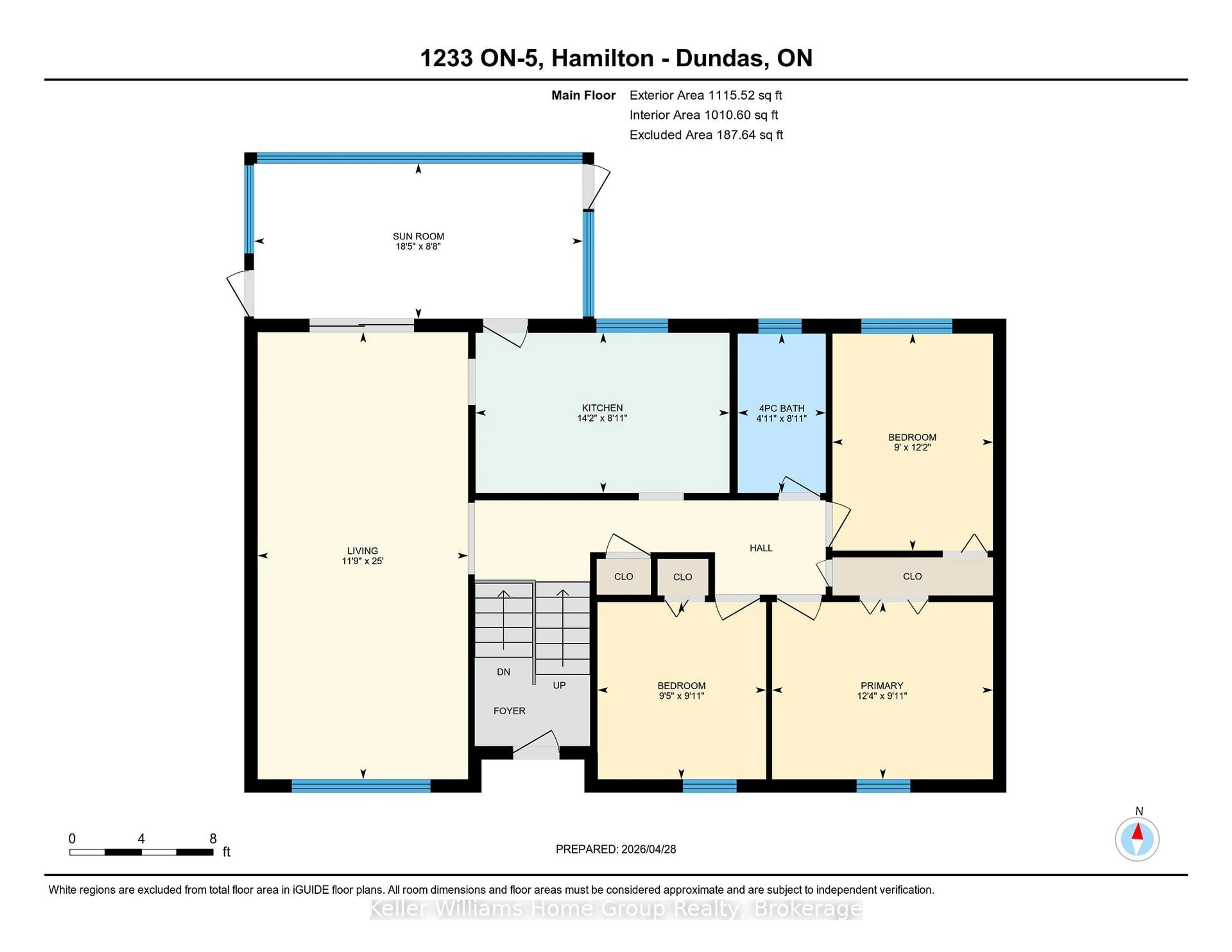 Floor plan for 1233 5 Highway, Hamilton Ontario L9H 5E1