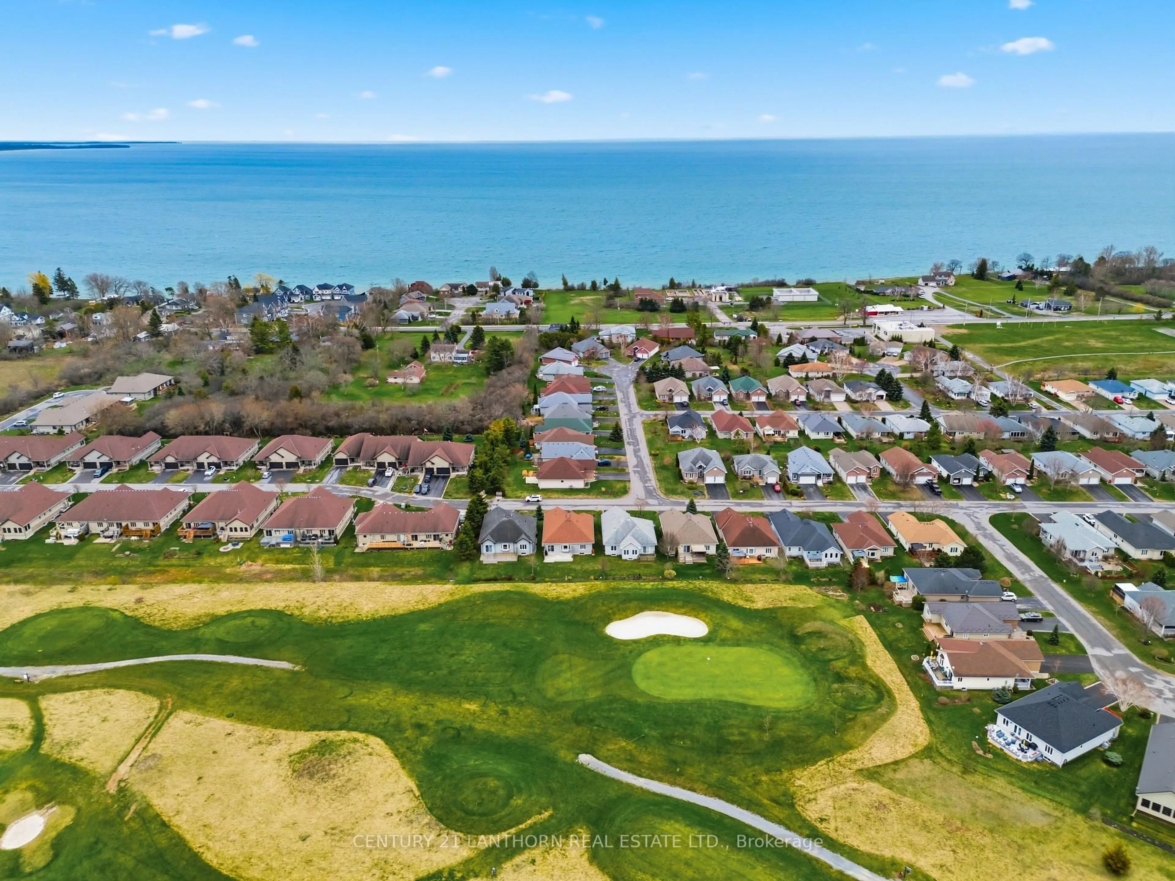 A pic from outside/outdoor area/front of a property/back of a property/a pic from drone, water/lake/river/ocean view for 43 Aletha Dr, Prince Edward County Ontario K0K 3L0