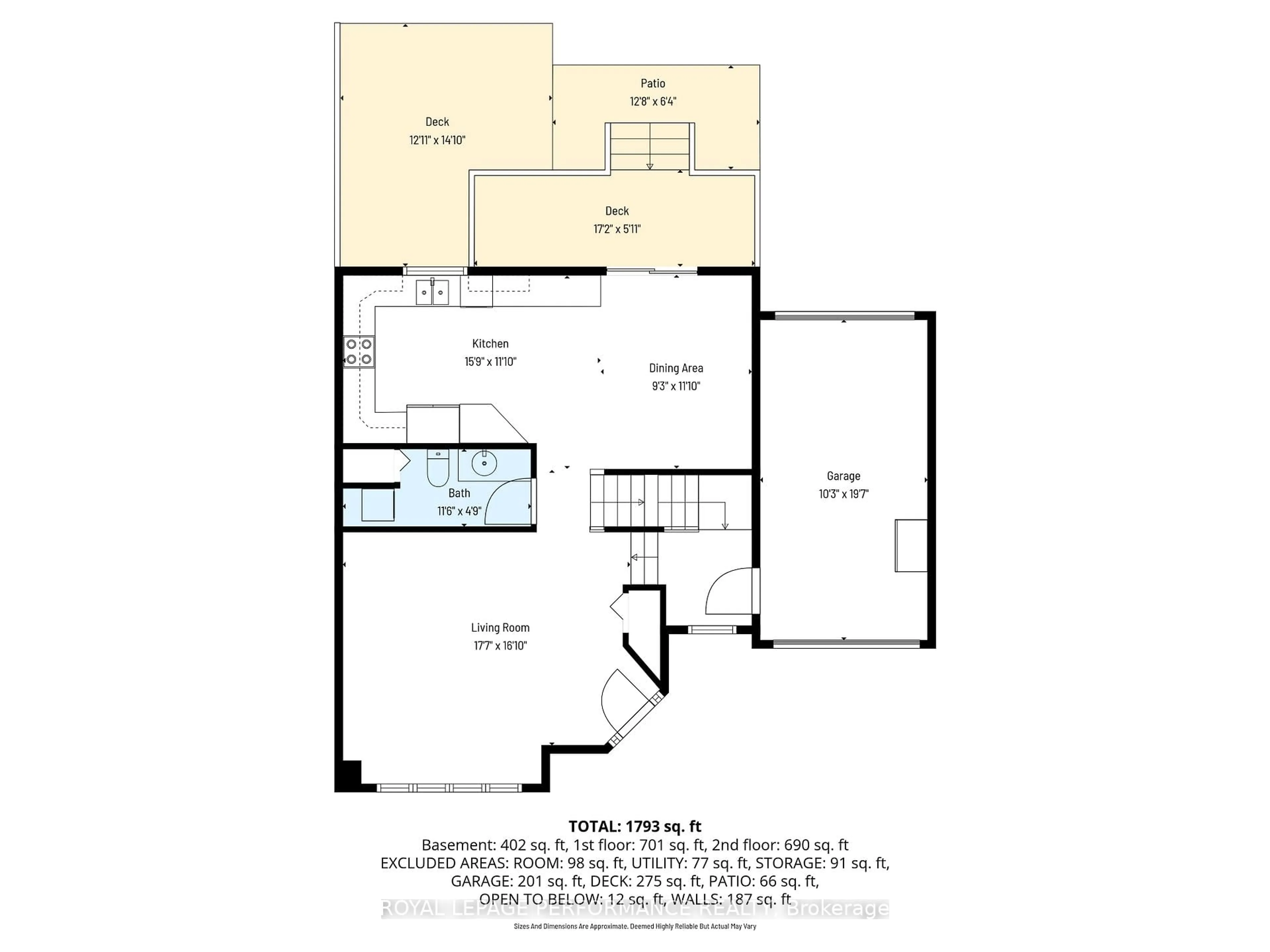 Floor plan for 122 Desjardins St, The Nation Ontario K0A 2M0